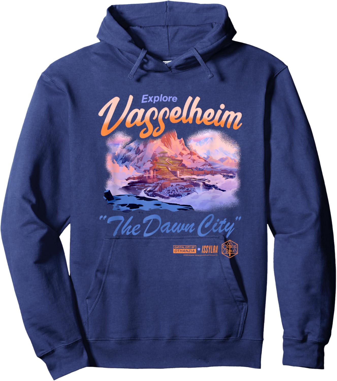 The Legend of Vox Machina Explore Vasselheim Hoodie - Hoodie | Navy