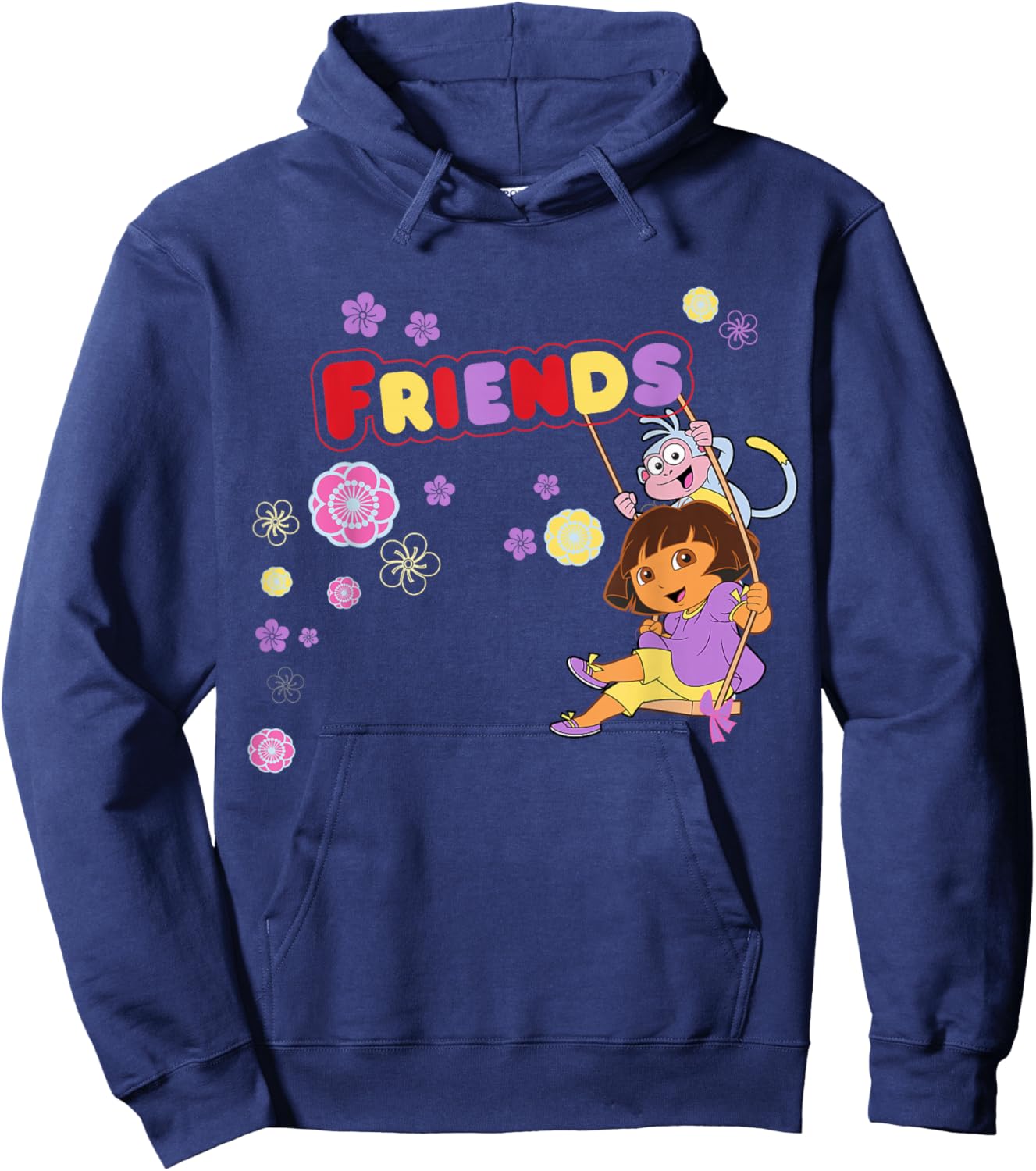 Dora the Explorer Boots the Monkey Friends Swing Hoodie - Hoodie | Navy
