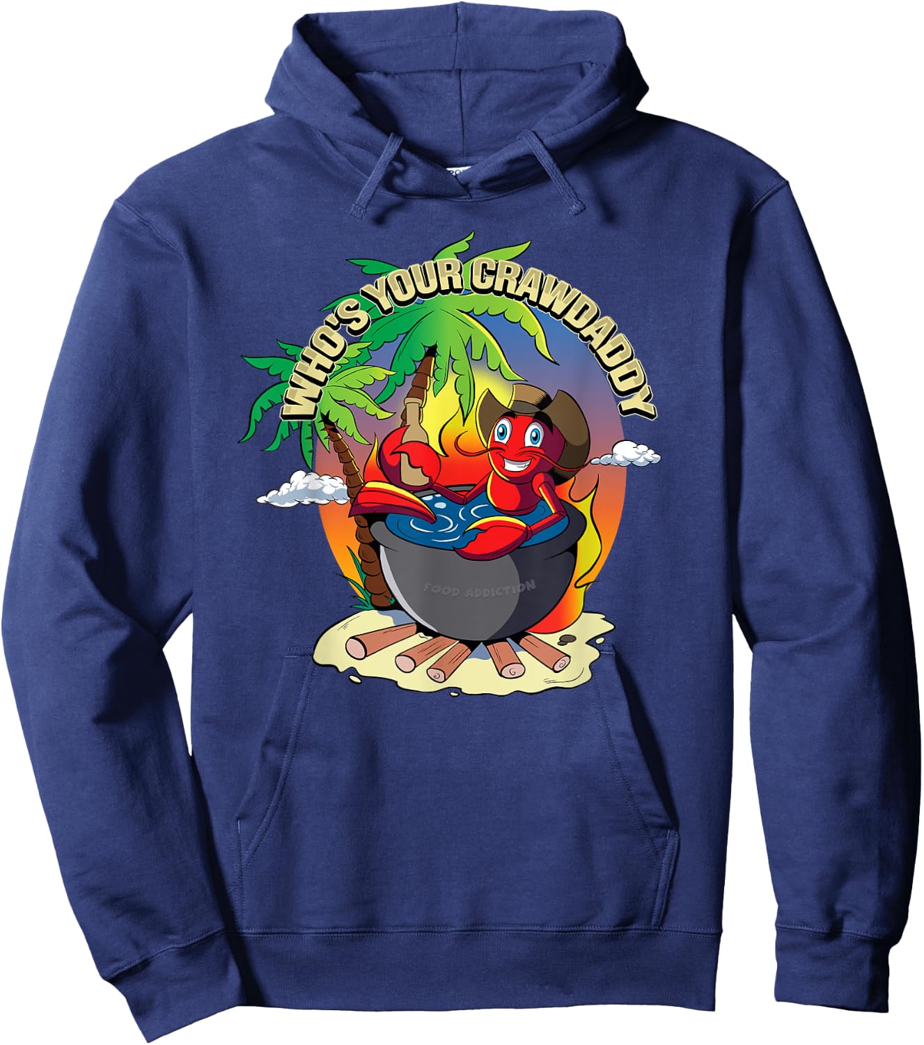 Who's Your Crawdaddy Shirt Funny Cajun Crawfish Boil Hoodie - Hoodie | Navy