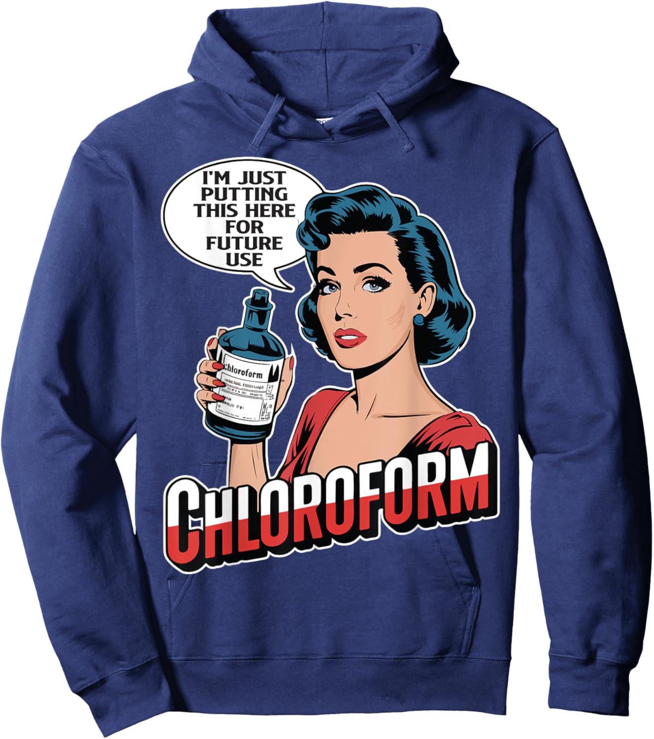 Chloroforme Femme Hoodie - Hoodie | Navy