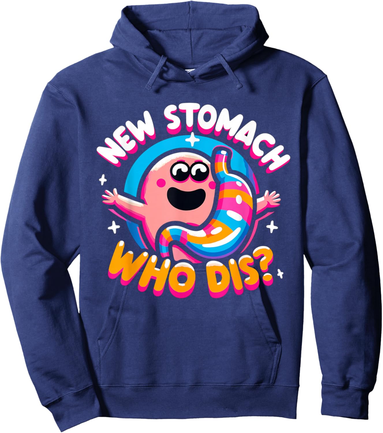 Gastric Sleeve Surgery Gastrectomy Weight Loss Journey Hoodie - Hoodie | Navy