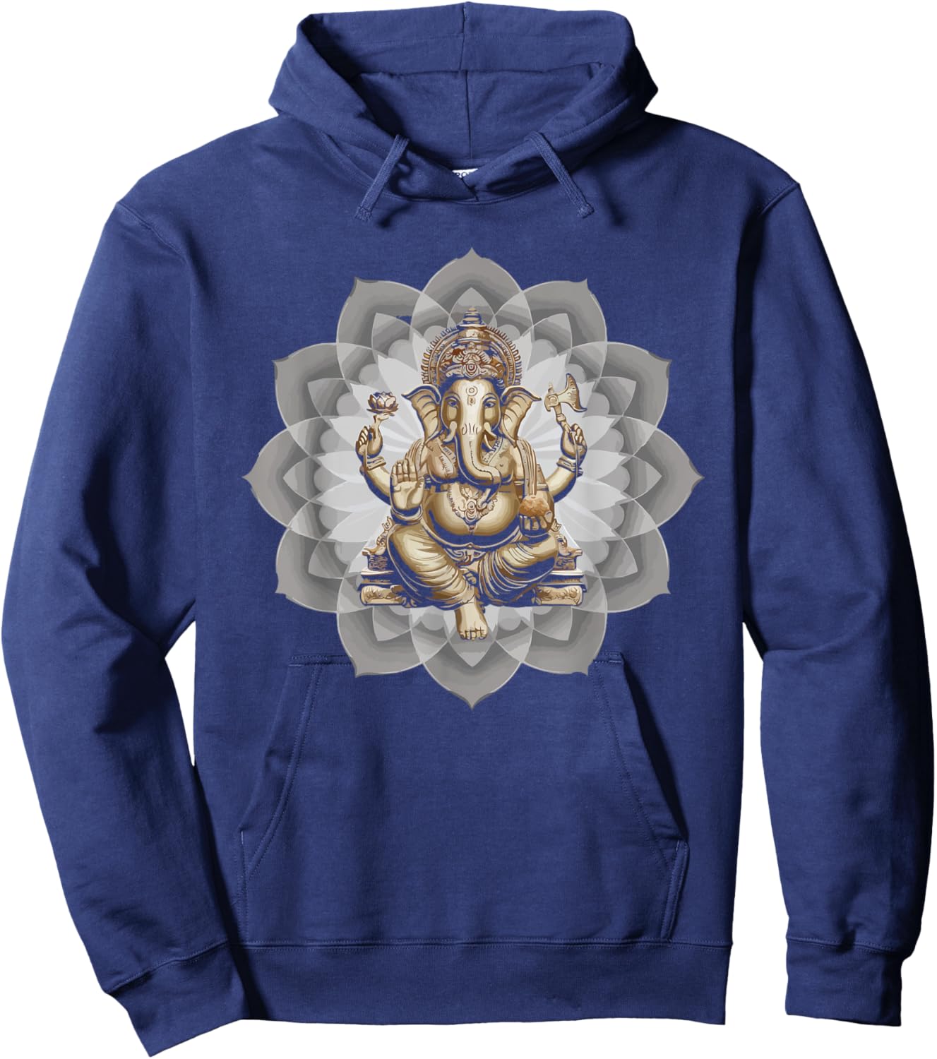 Ganesh Chaturthi Hindu Festival Elephant Lord Ganesha Hoodie - Hoodie | Navy