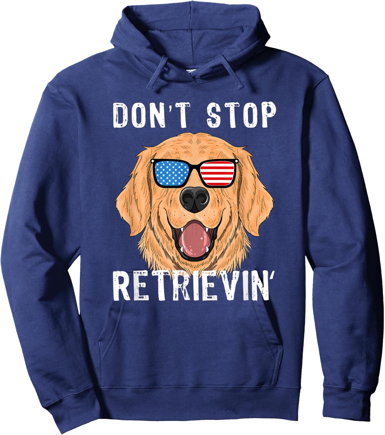 Vintage Don't Stop Retrieving Shirt Retriever Owners Hoodie - Hoodie | Navy