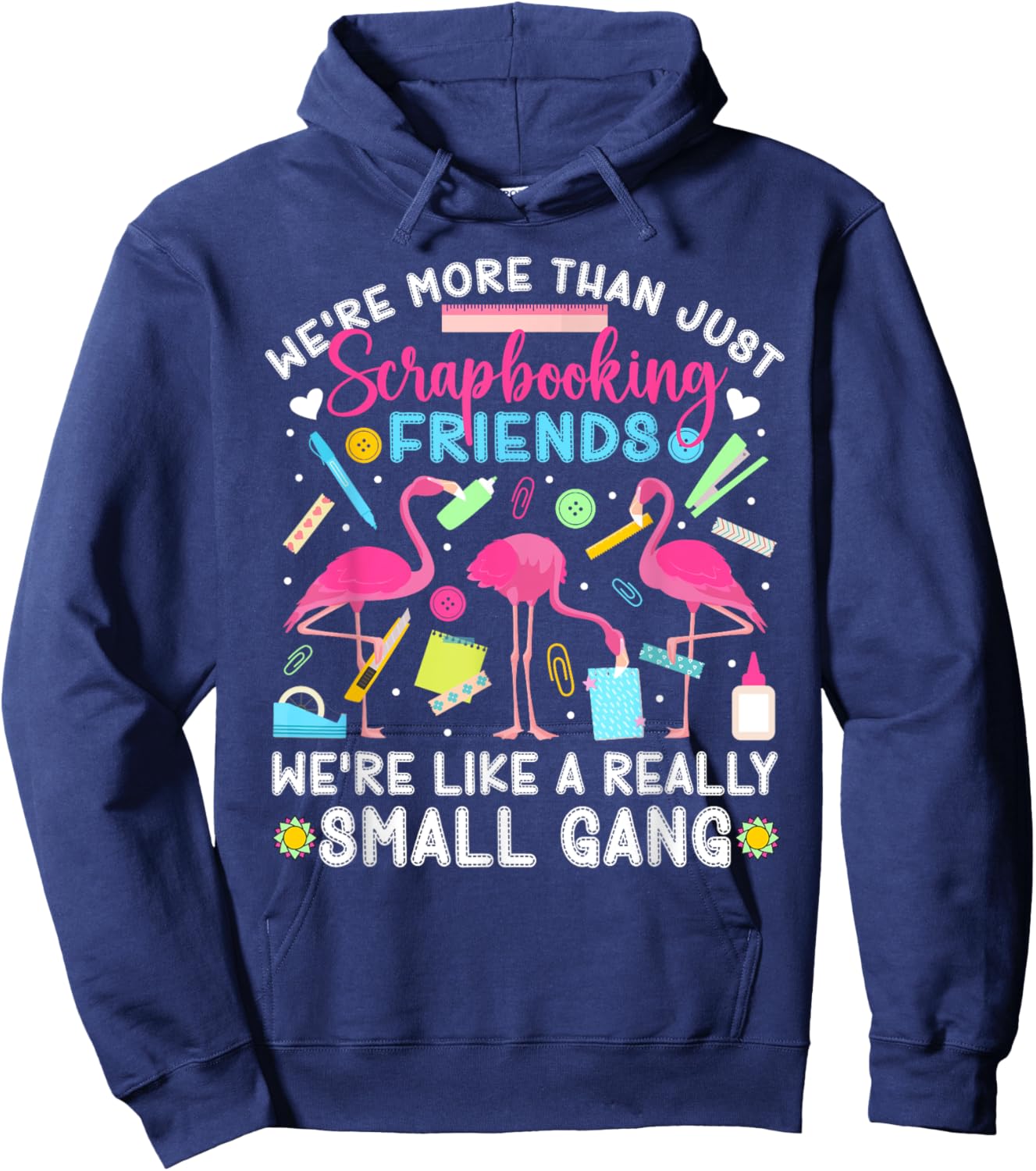 Scrapbook Likee like a really small gang Scrapbooking Hoodie - Hoodie | Navy