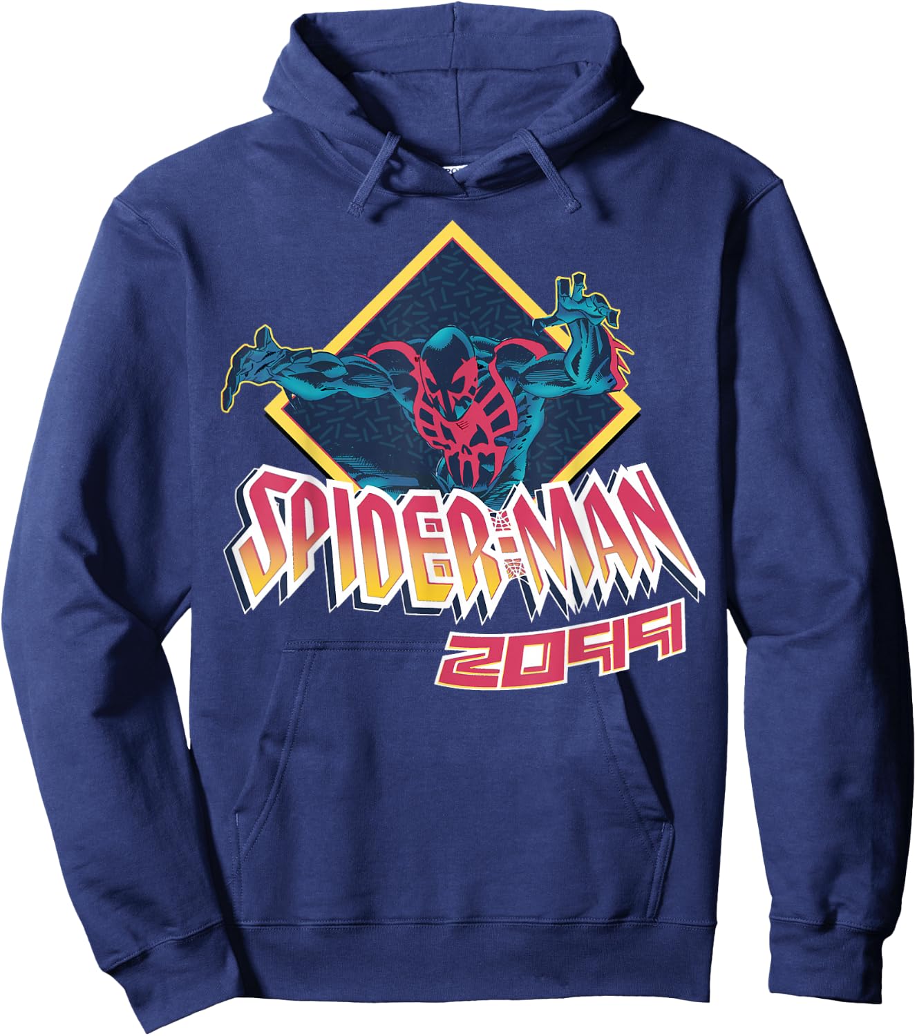 Marvel Spider-Man 2099 Action Portrait logo Hoodie - Hoodie | Navy