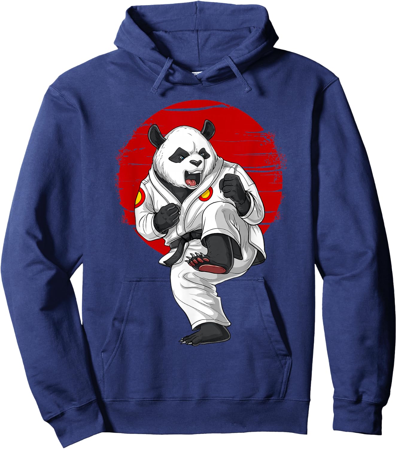 Panda Bear Karate Kickboxing Muay Thai Martial Arts Hoodie - Hoodie | Navy