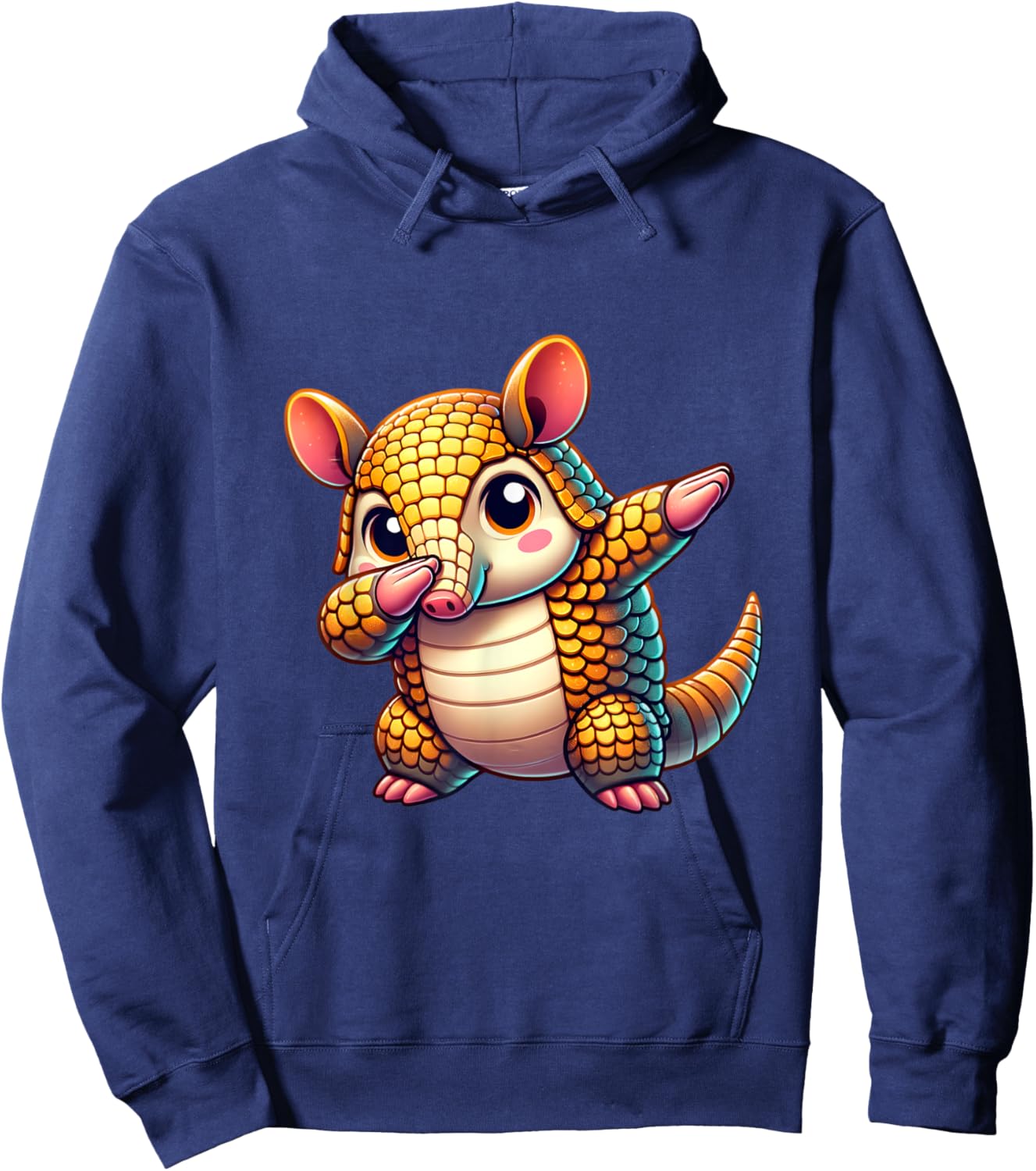 Armadillo Lover Kids Boys Girls Men Funny Armadillo Graphic Hoodie - Hoodie | Navy