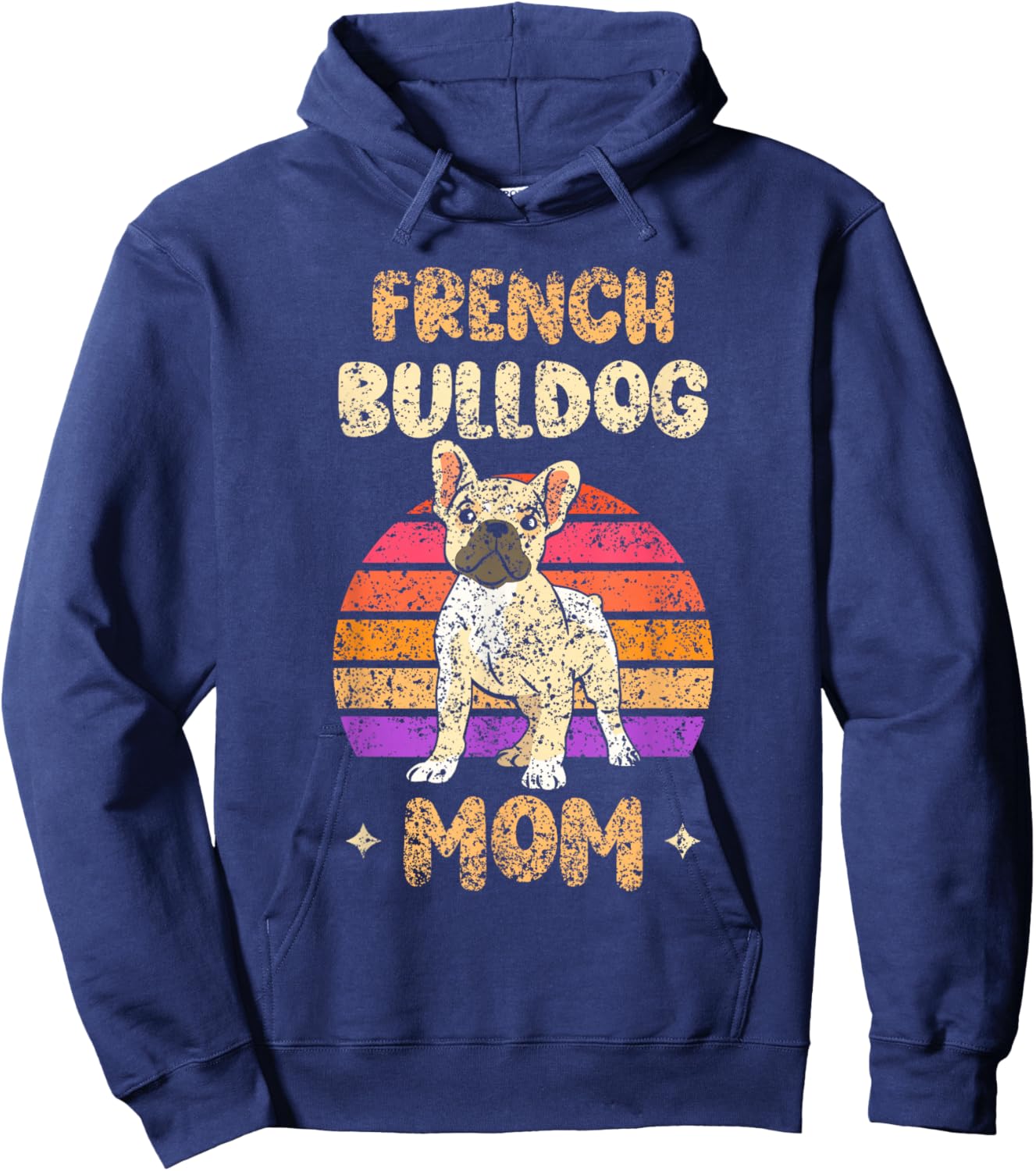French Bulldog Mom Lover Owner Frenchie French Bulldog Hoodie - Hoodie | Navy