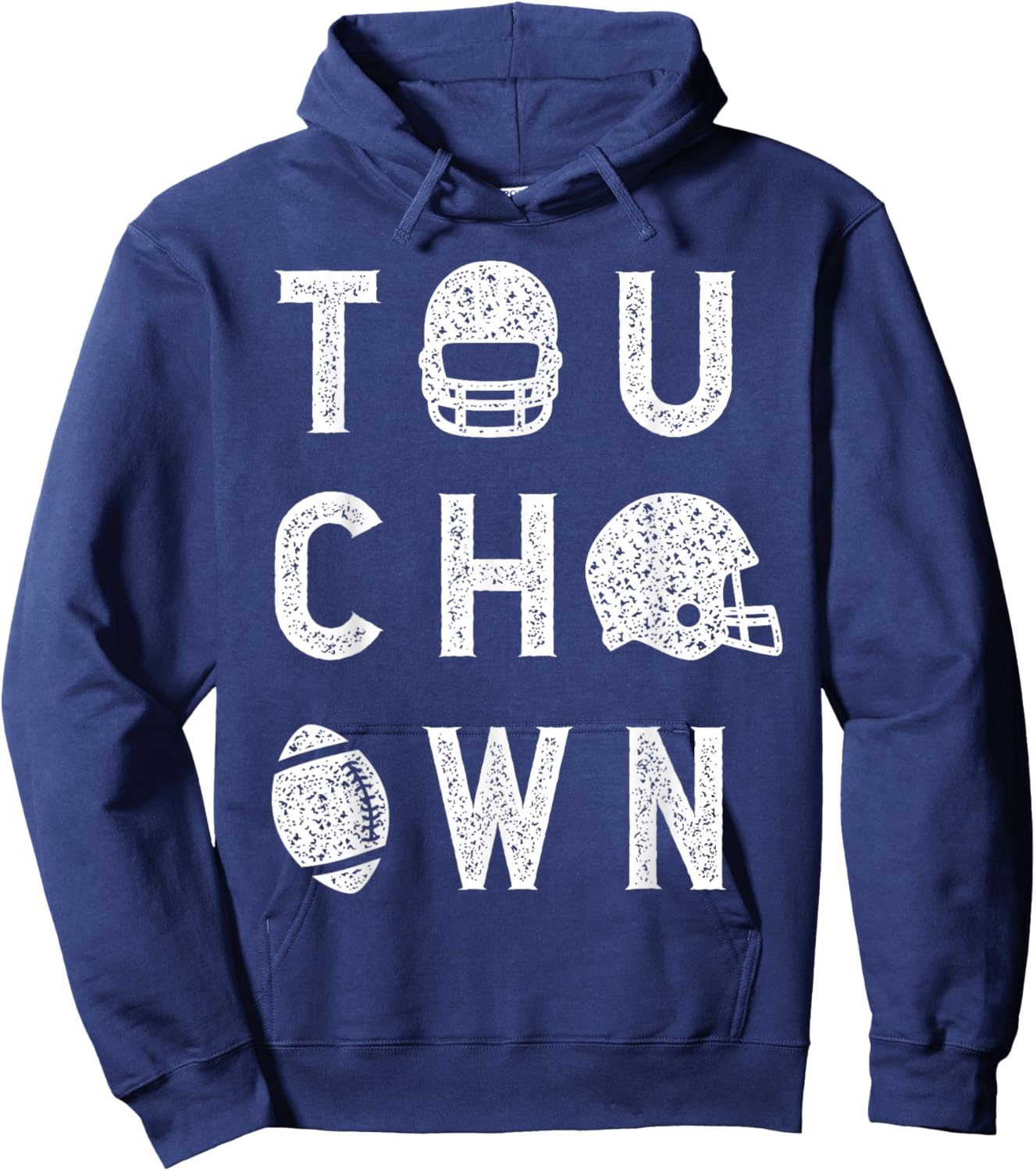 Touchdown Season American Football Game Day Thanksgiving Hoodie - Hoodie | Navy