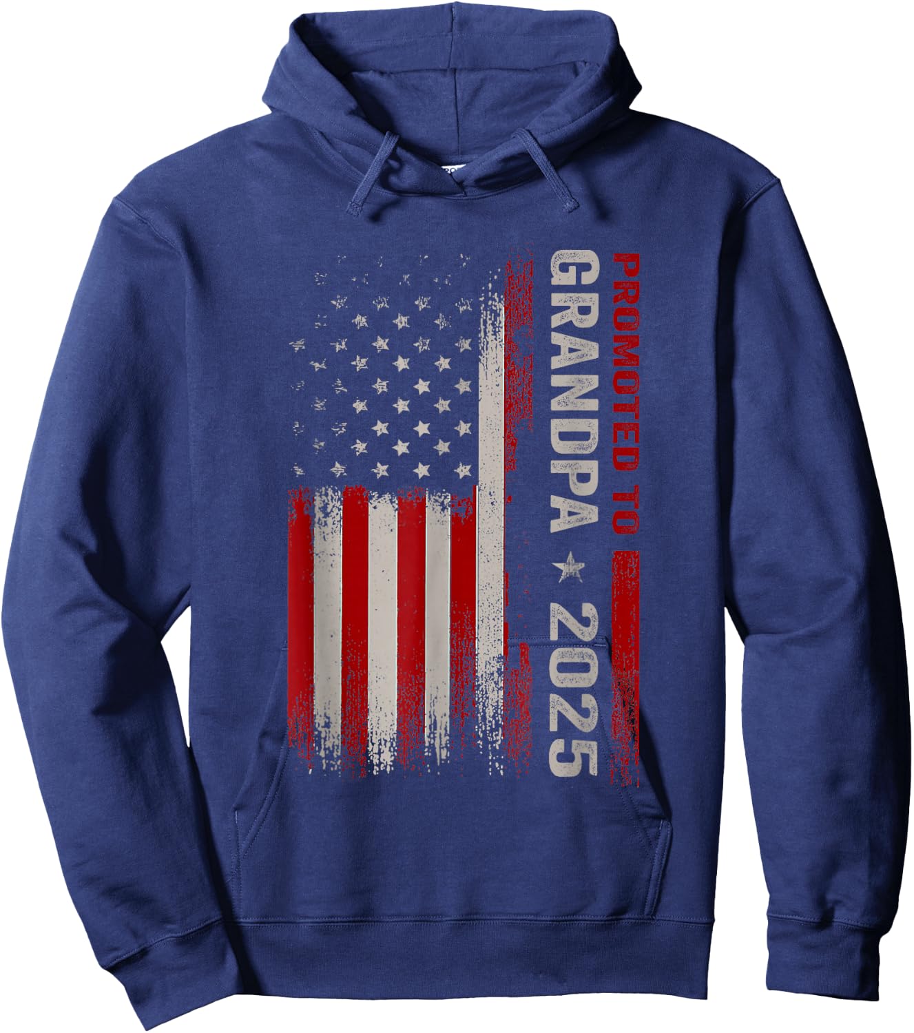 Promoted To Grandpa Est 2025 New Grandpa Expect Baby Hoodie - Hoodie | Navy