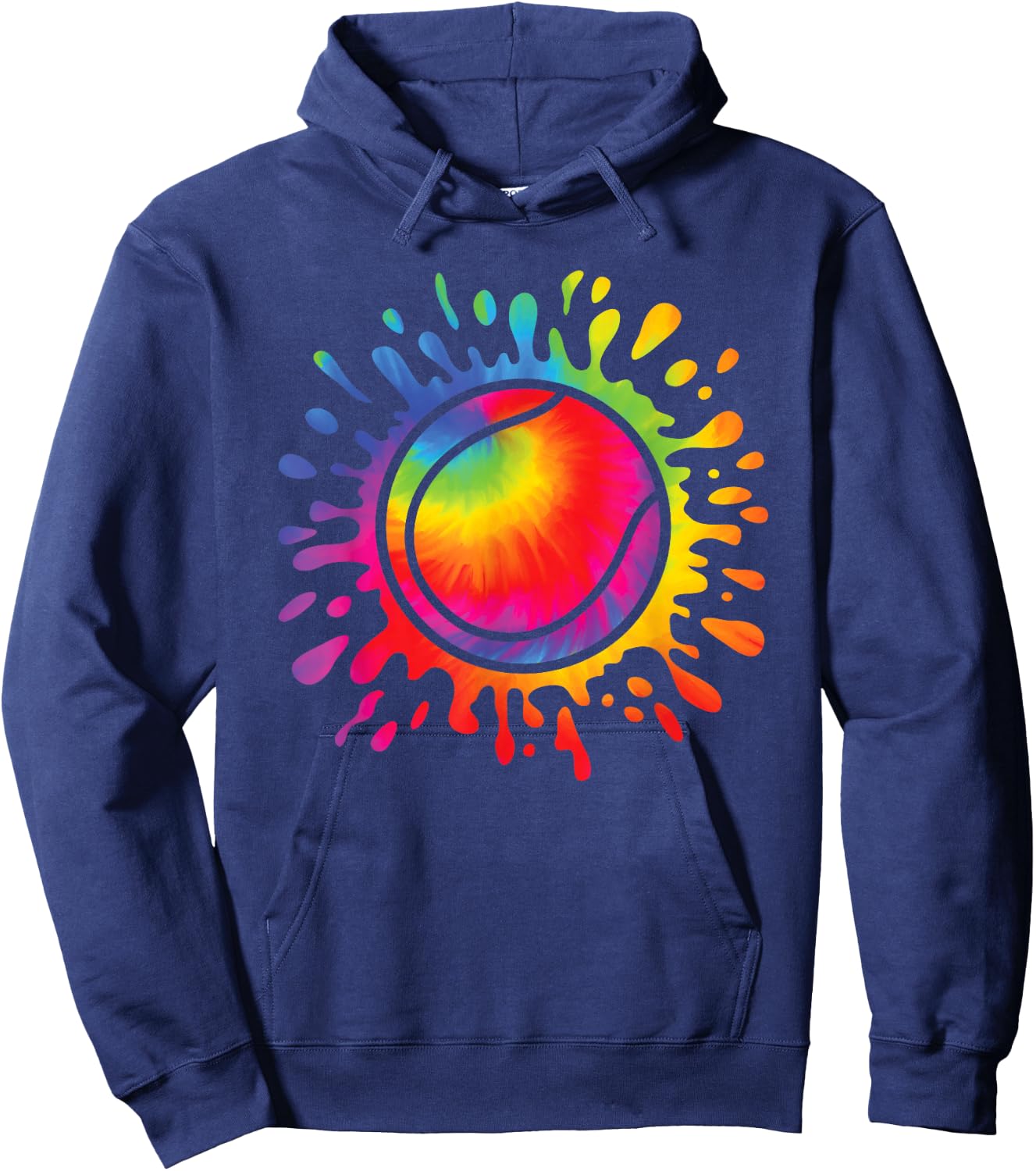 Tennis Player Colorful Tennis Lover Men Women Kids Hoodie - Hoodie | Navy