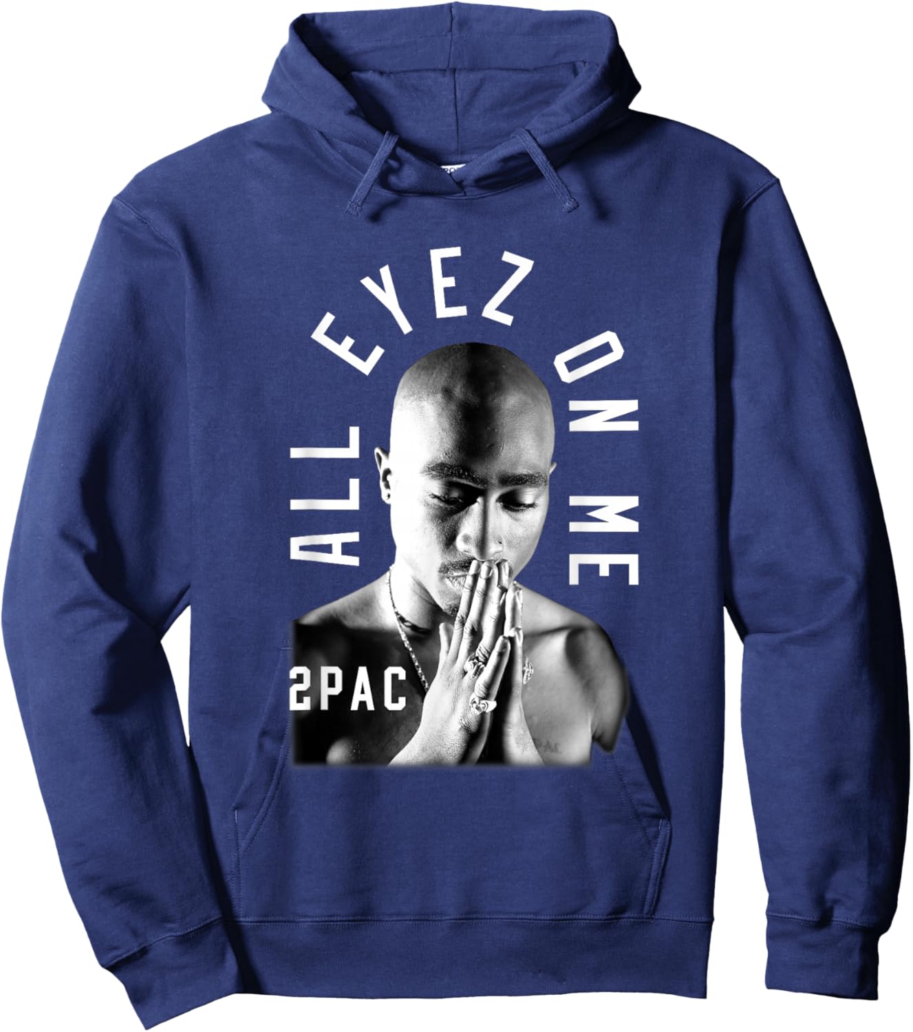 Tupac Me Against The World Hoodie - Hoodie | Navy