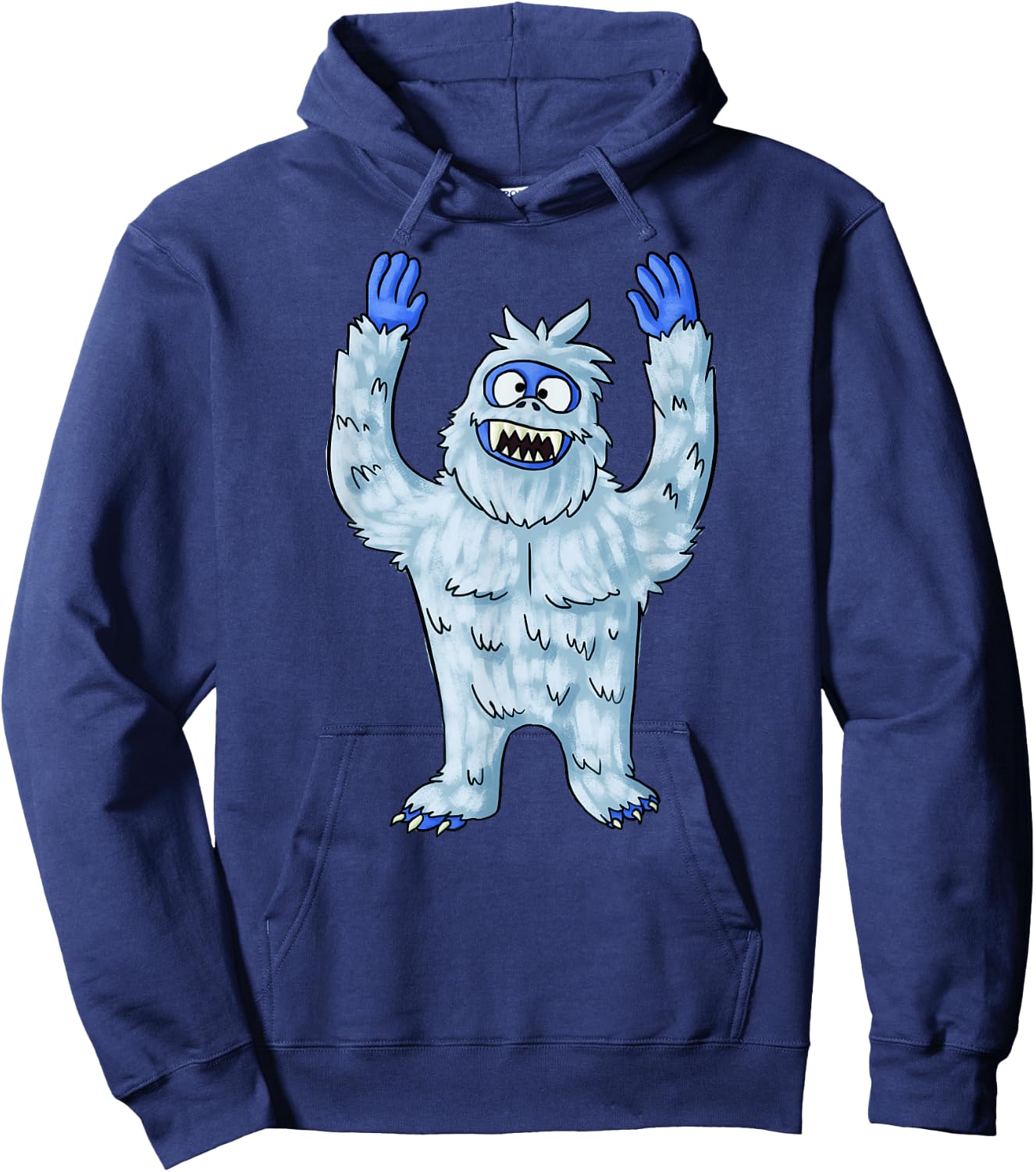 Abominable Snow Monster Christmas Abominable Snowman Hoodie - Hoodie | Navy