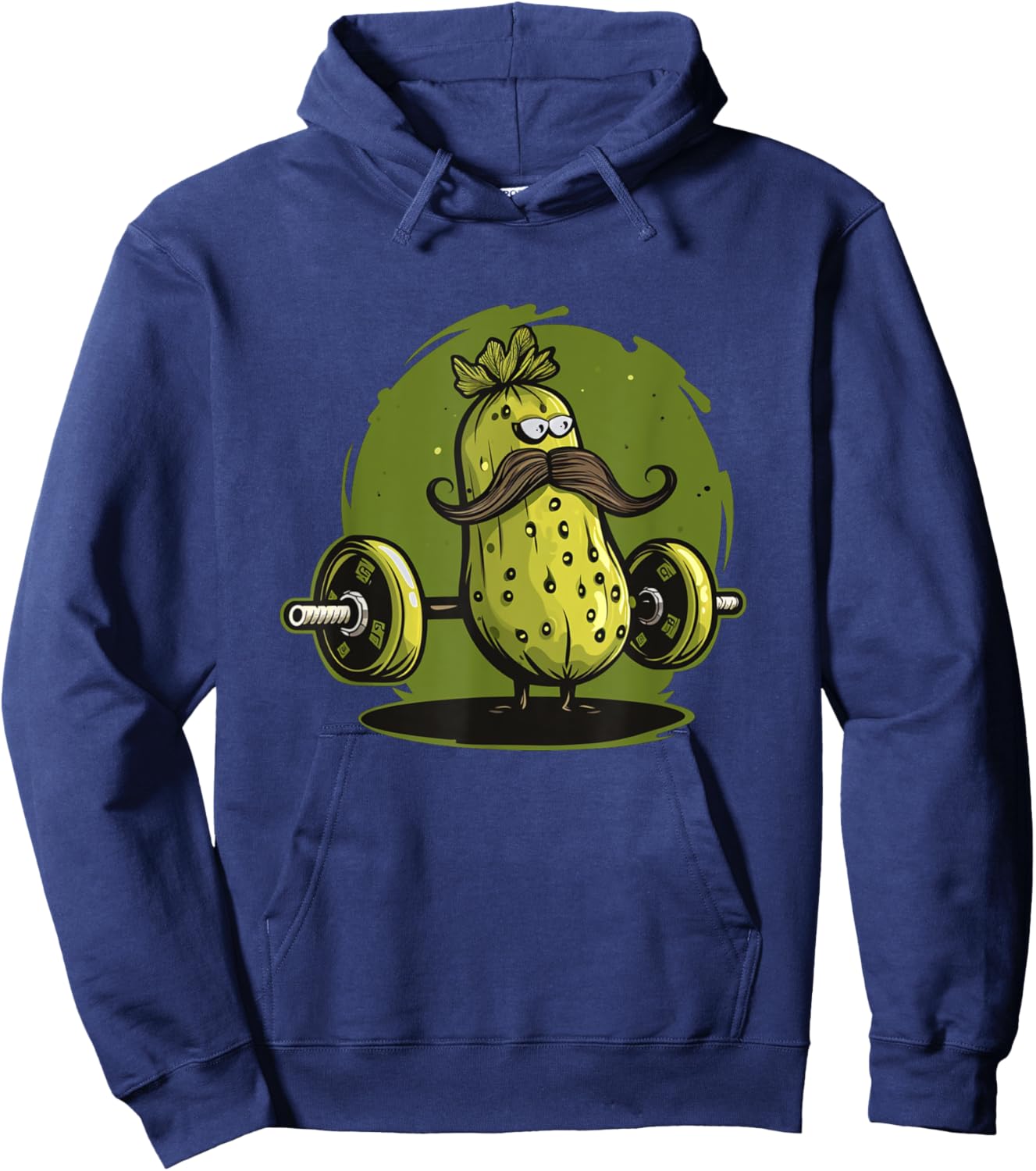 Cool weightlifting pickle costume for pickles and gym lovers Hoodie - Hoodie | Navy