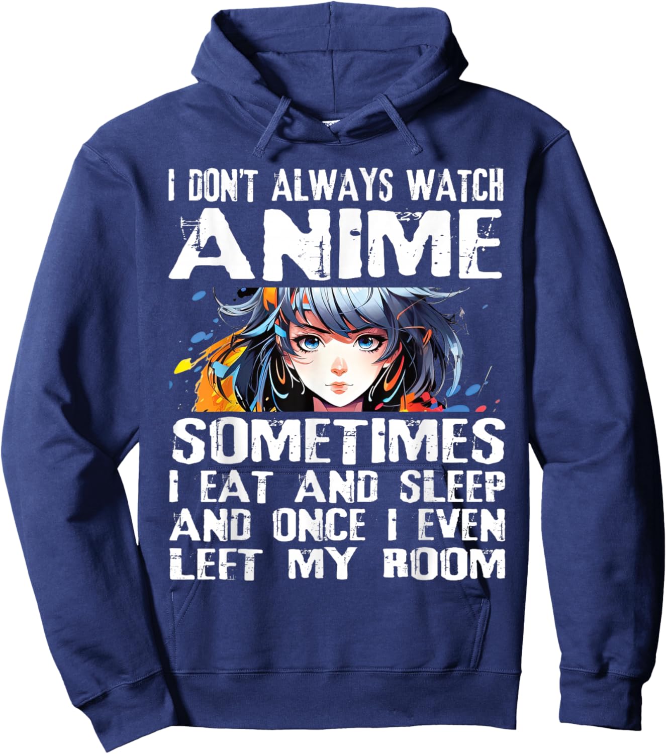 Anime Idea For Teen Girls 14 To 16 Women Japanese Manga Kids Hoodie - Hoodie | Navy