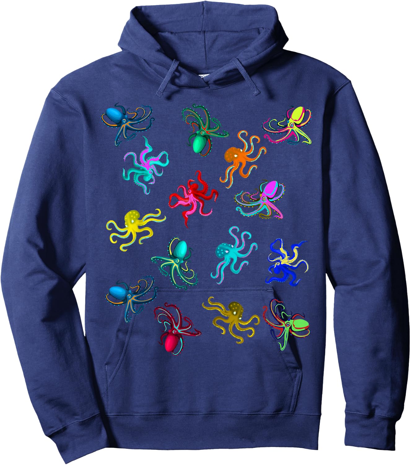 Octopus - Octopus Hoodie - Hoodie | Navy