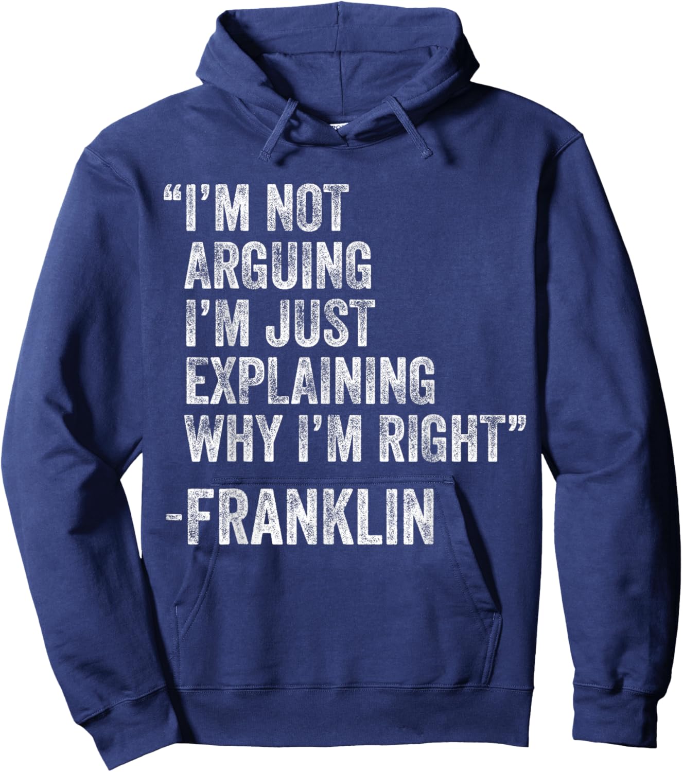 Franklin Quote Funny Birthday Custom Name Idea Engineer Hoodie - Hoodie | Navy