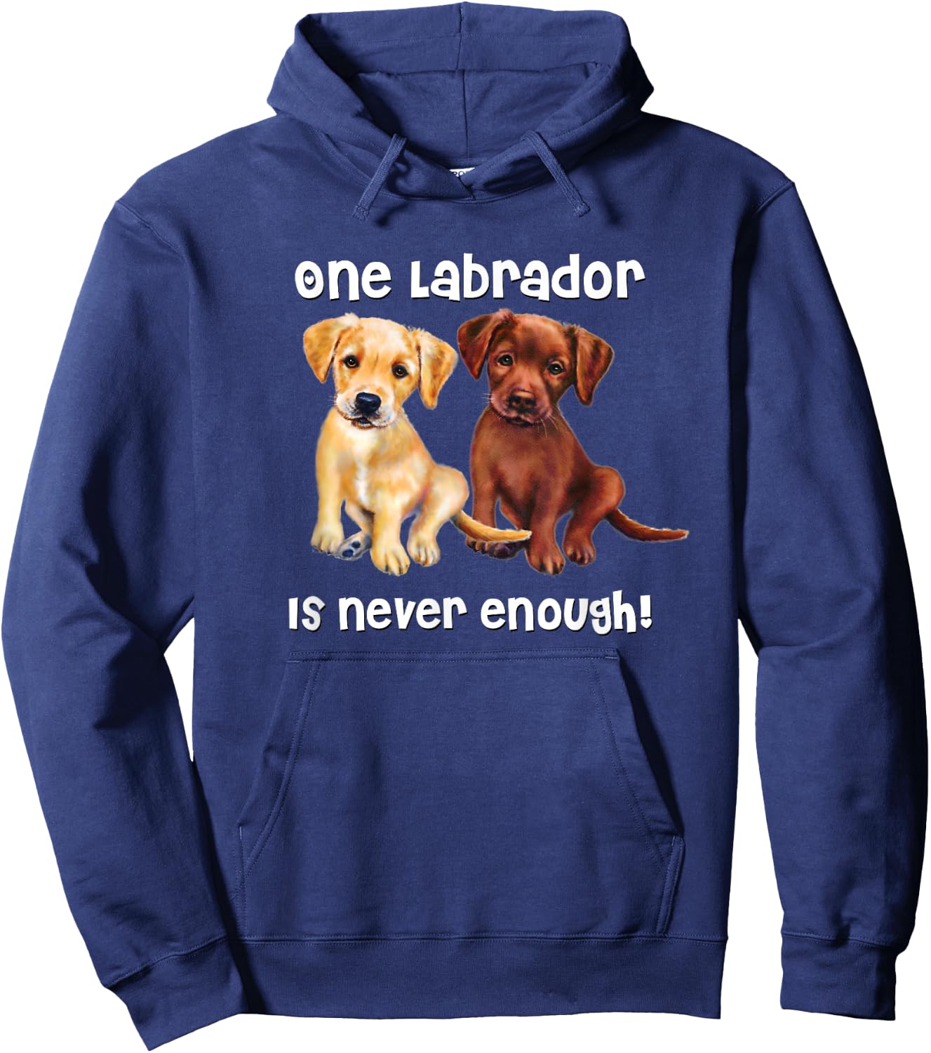 Labrador Dog funny Gift yellow chocolate brown lab Men Women Kids Hoodie - Hoodie | Navy