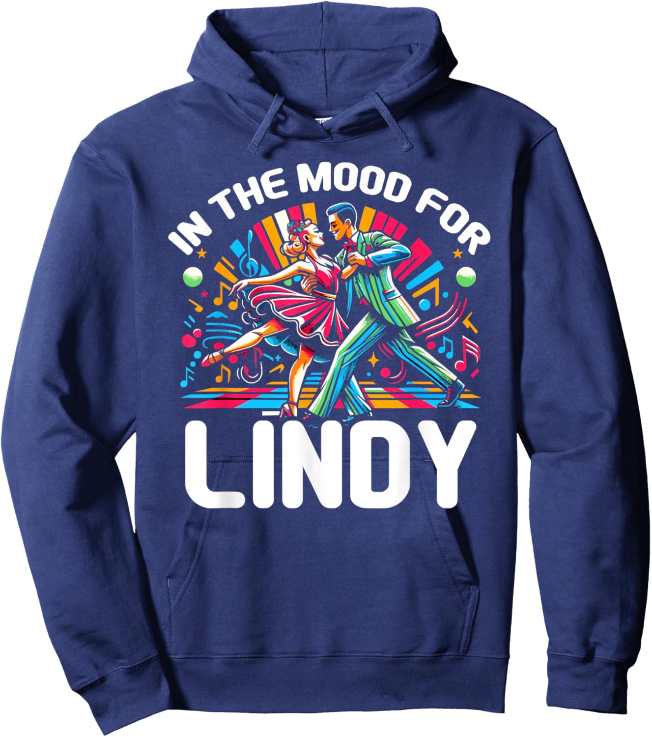 Lindy Hop Dancer Swing Dance Teacher Dancing Men Women Hoodie - Hoodie | Navy