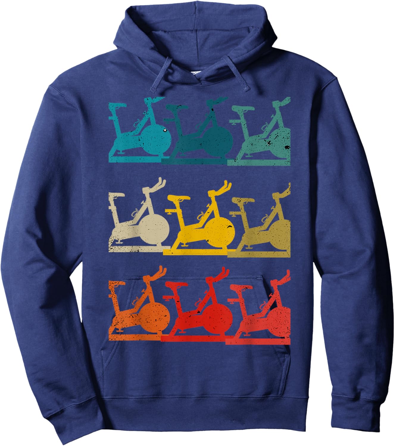 Spinning And Indoor Cycling - Workout Hoodie - Hoodie | Navy