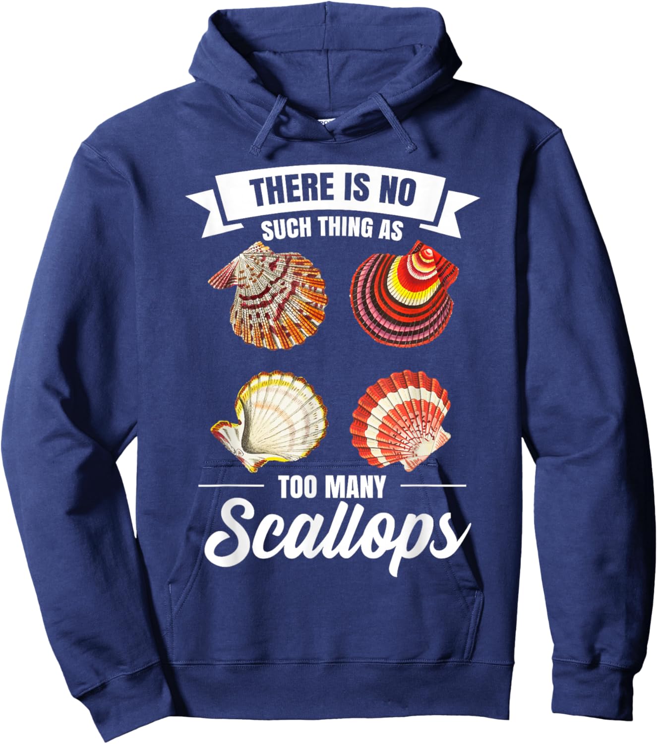 Scalloping Scallop Hunting Equipment Scallop Hunter Hoodie - Hoodie | Navy