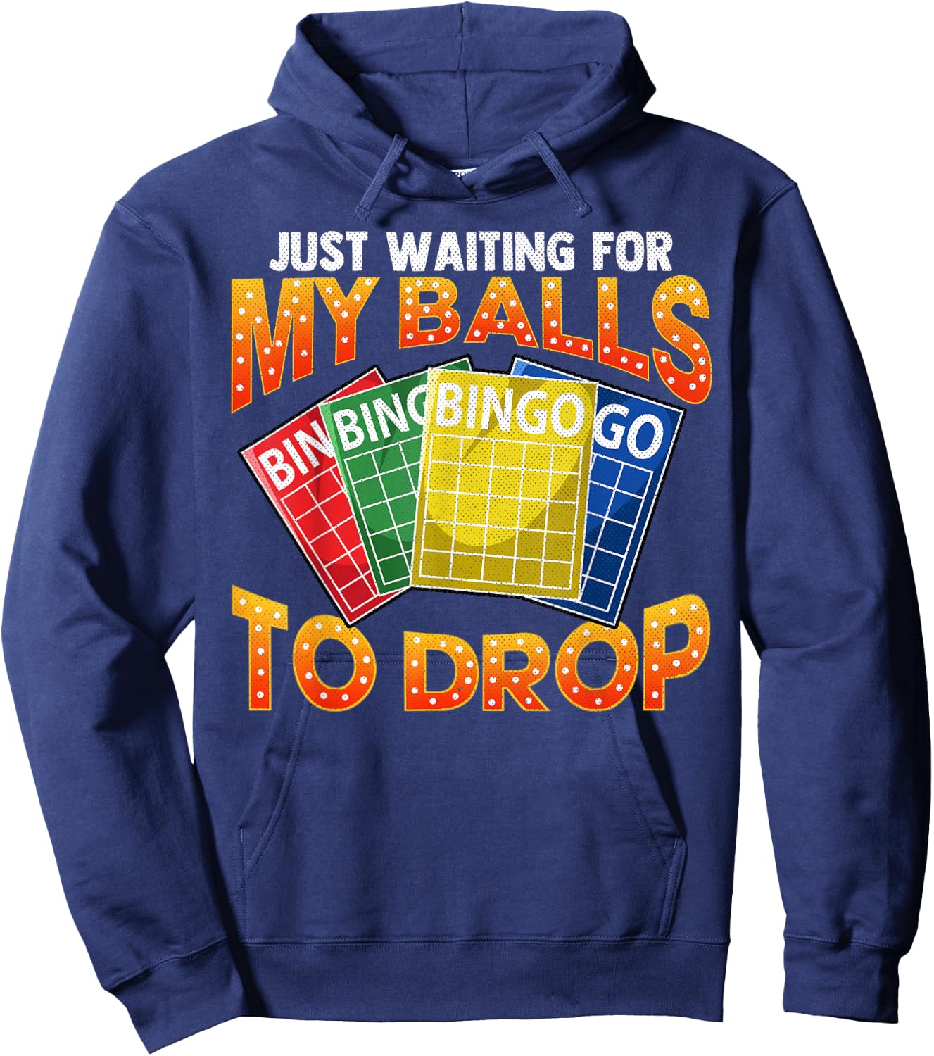 Funny Bingo Hoodie - Hoodie | Navy
