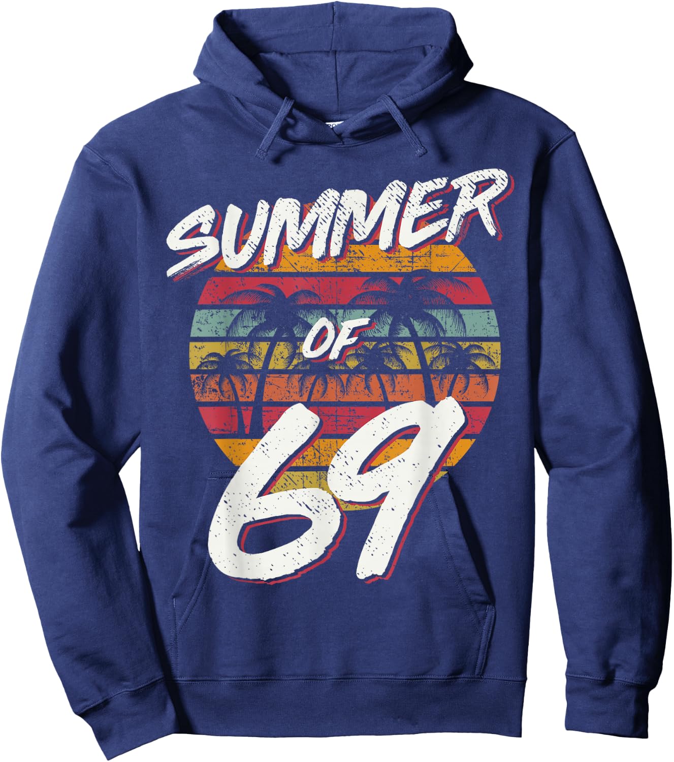 55th Birthday T Shirt Summer of 69 Gift Mom Daddy Hoodie - Hoodie | Navy