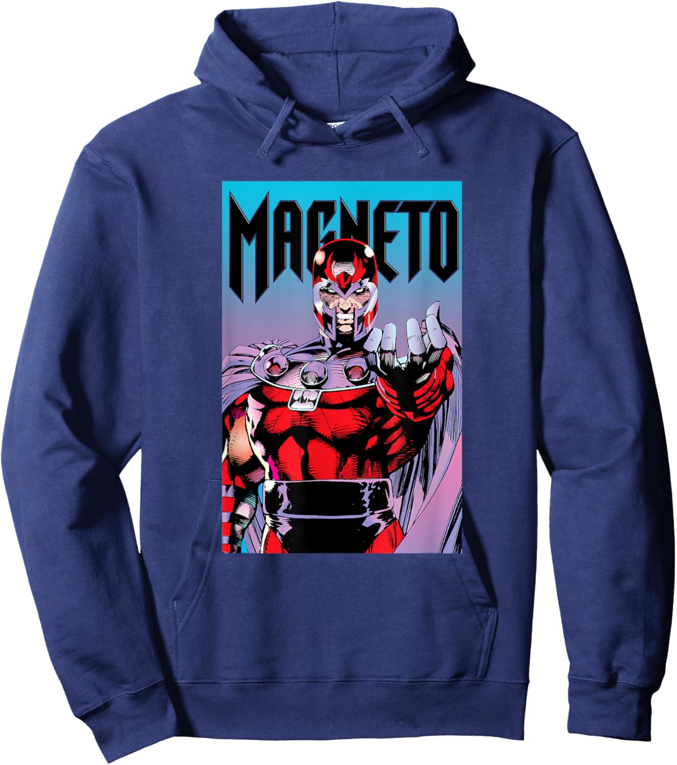 Marvel X-Men Magneto Powerful Pose Epic Poster Hoodie - Hoodie | Navy