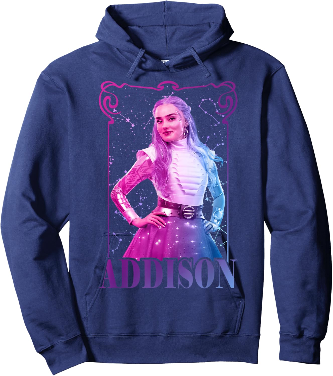 Disney Zombies 3 Addison Standing Pose Centered Hoodie - Hoodie | Navy