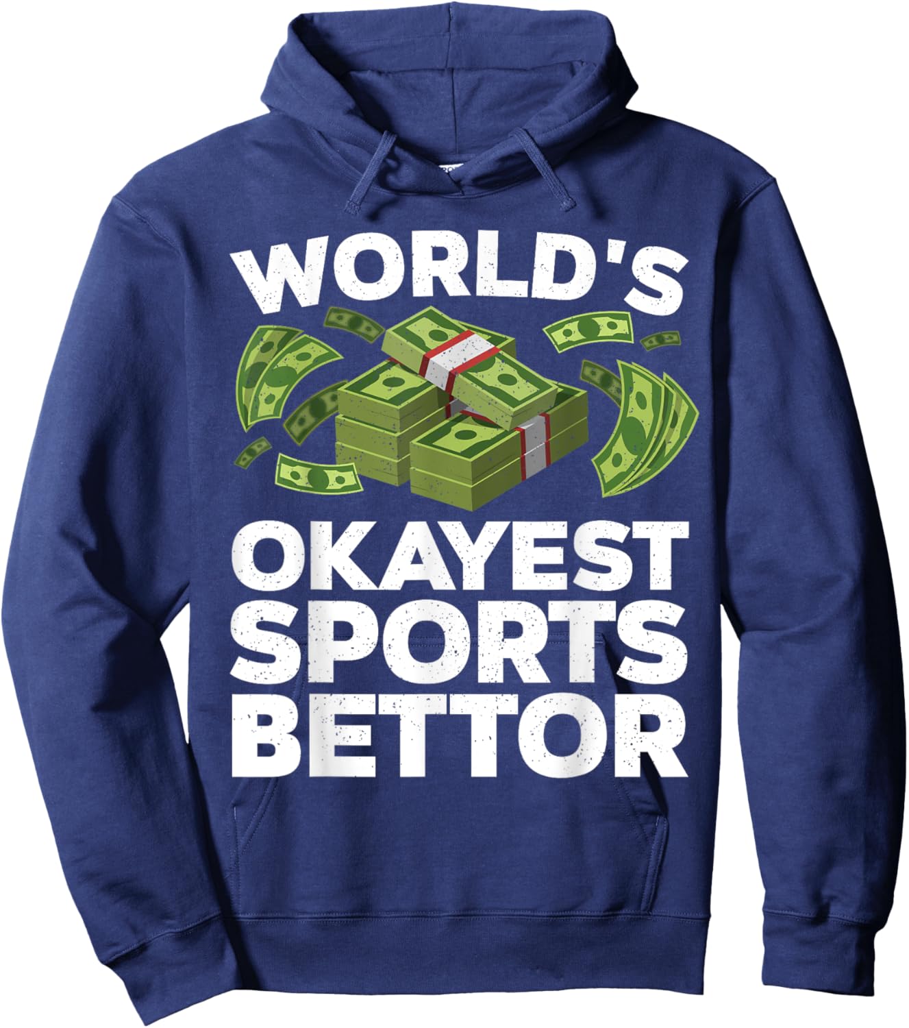 Funny Sports Betting Design Women Sports Gambler Hoodie - Hoodie | Navy
