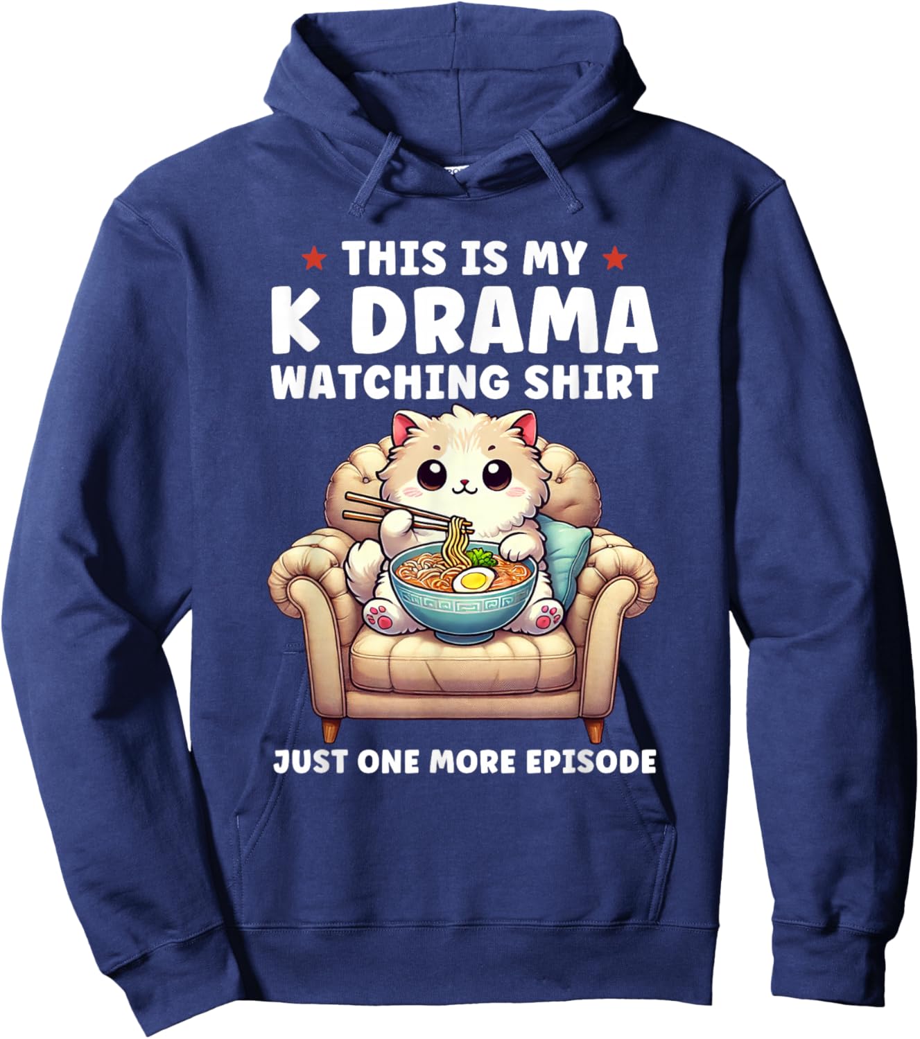 This is My K Drama Watching Shirt Korean Drama K-Drama Hoodie - Hoodie | Navy
