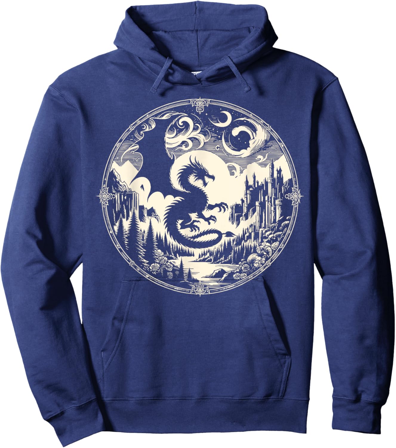 Role Playing Game RPG D20 Tabletop Funny RPG Gamer Hoodie - Hoodie | Navy