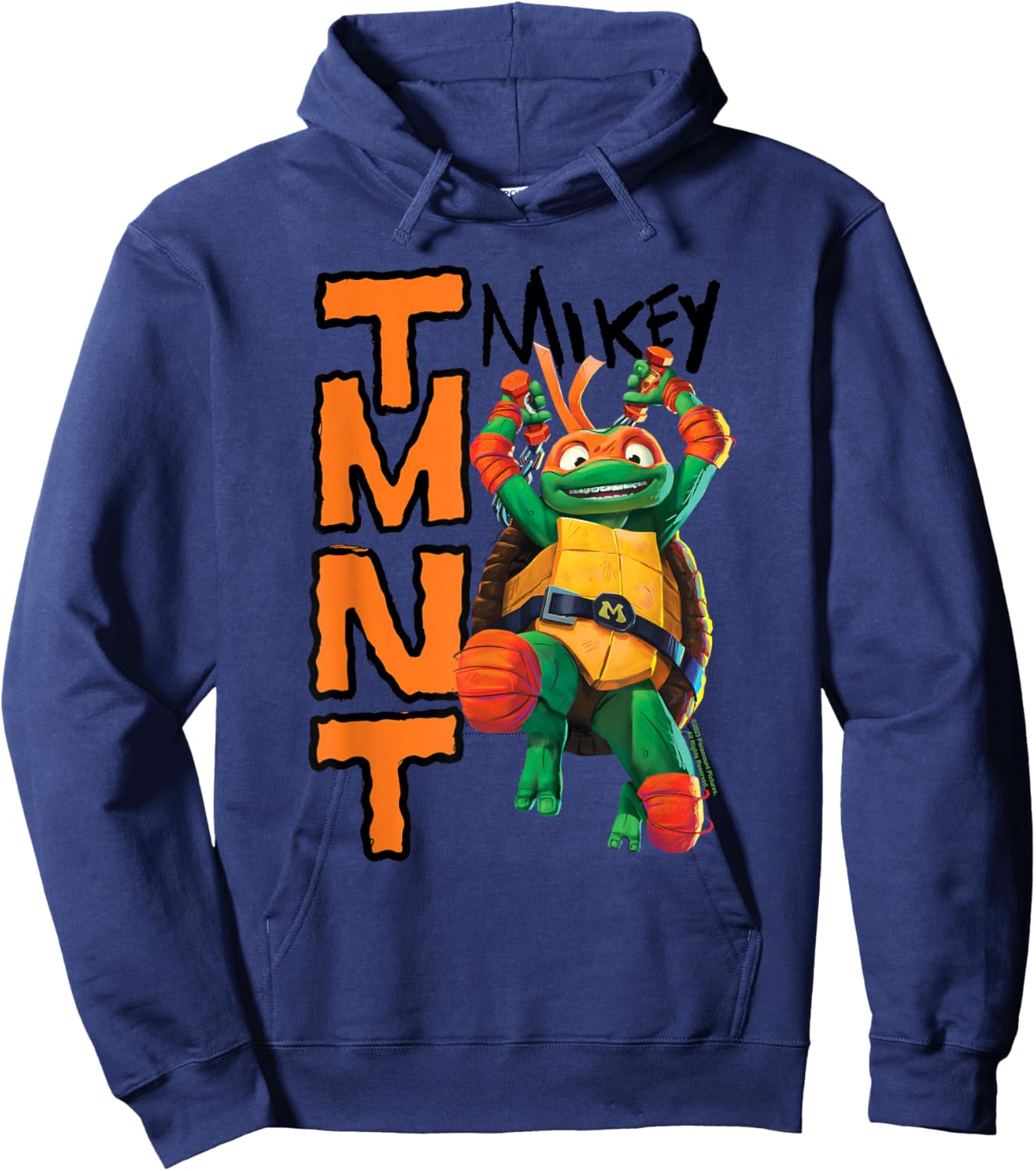 Teenage Mutant Ninja Turtles: Mutant Mayhem Mikey Hoodie - Hoodie | Navy