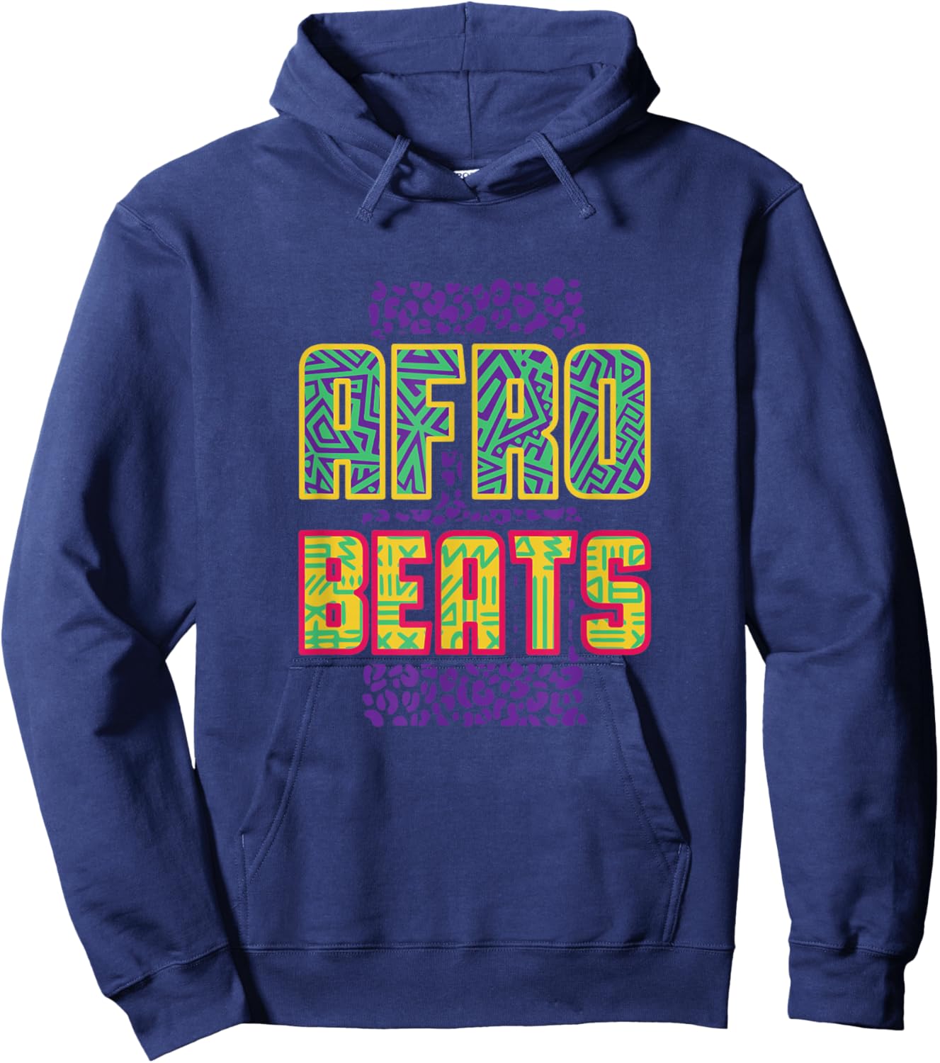 I Love Afrobeats Afrorave Afro Trap Trance Music, Banger Hoodie - Hoodie | Navy