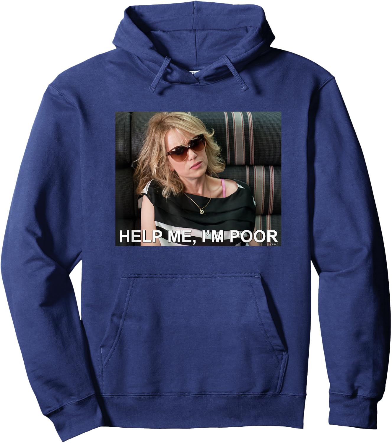 Bridesmaids Help Me I'm Poor Meme Hoodie - Hoodie | Navy