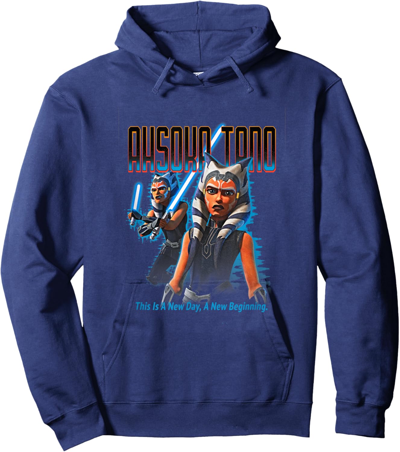 Star Wars: The Clone Wars Ahsoka Tano This Is A New Day Hoodie - Hoodie | Navy
