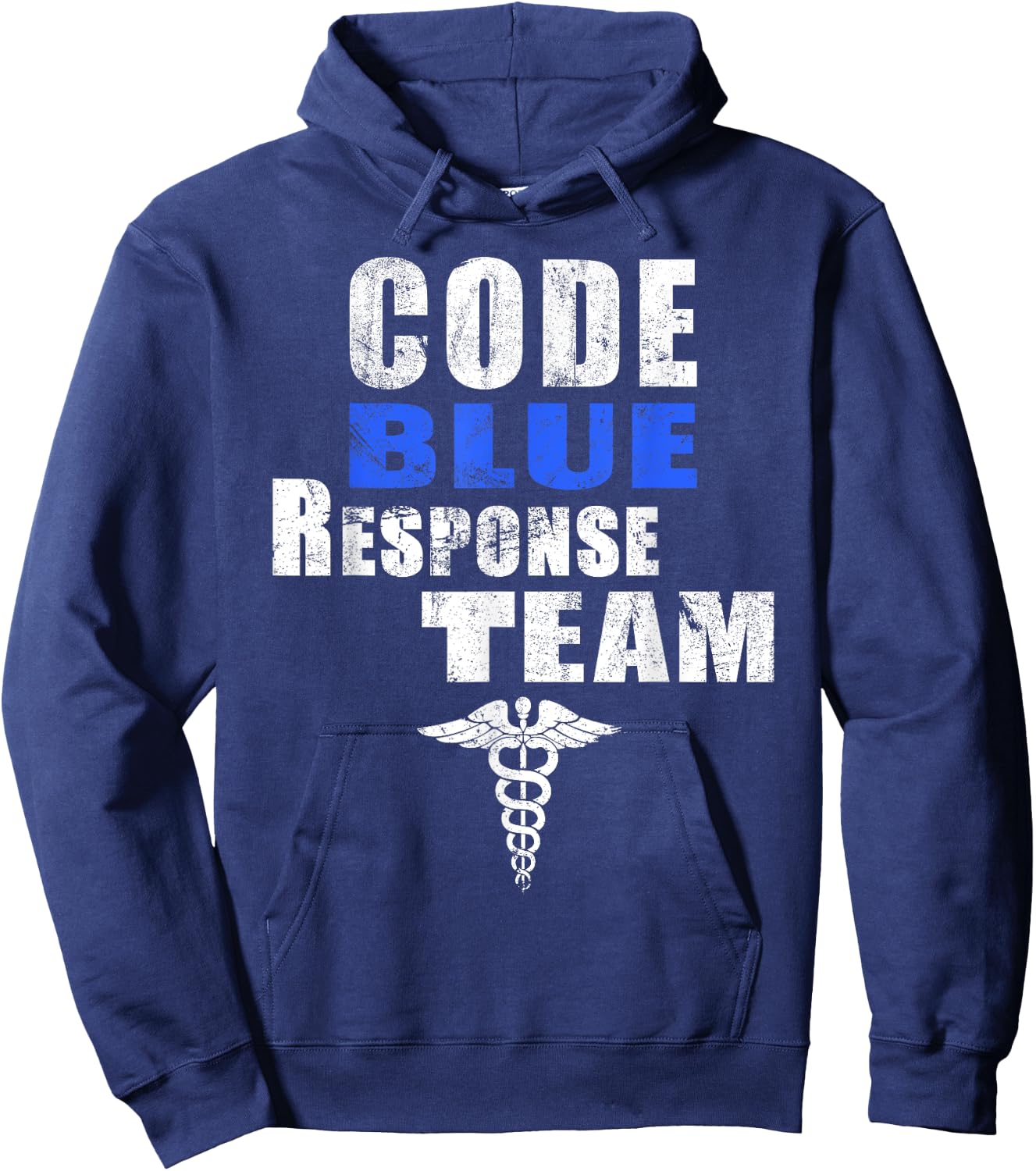 Code Blue Response Team Medical First Responders Nurse RN MD Hoodie - Hoodie | Navy