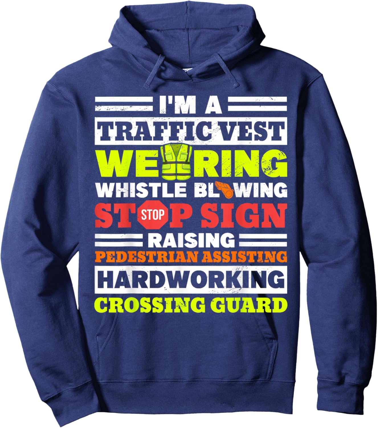 School Crossing Guard Hoodie - Hoodie | Navy