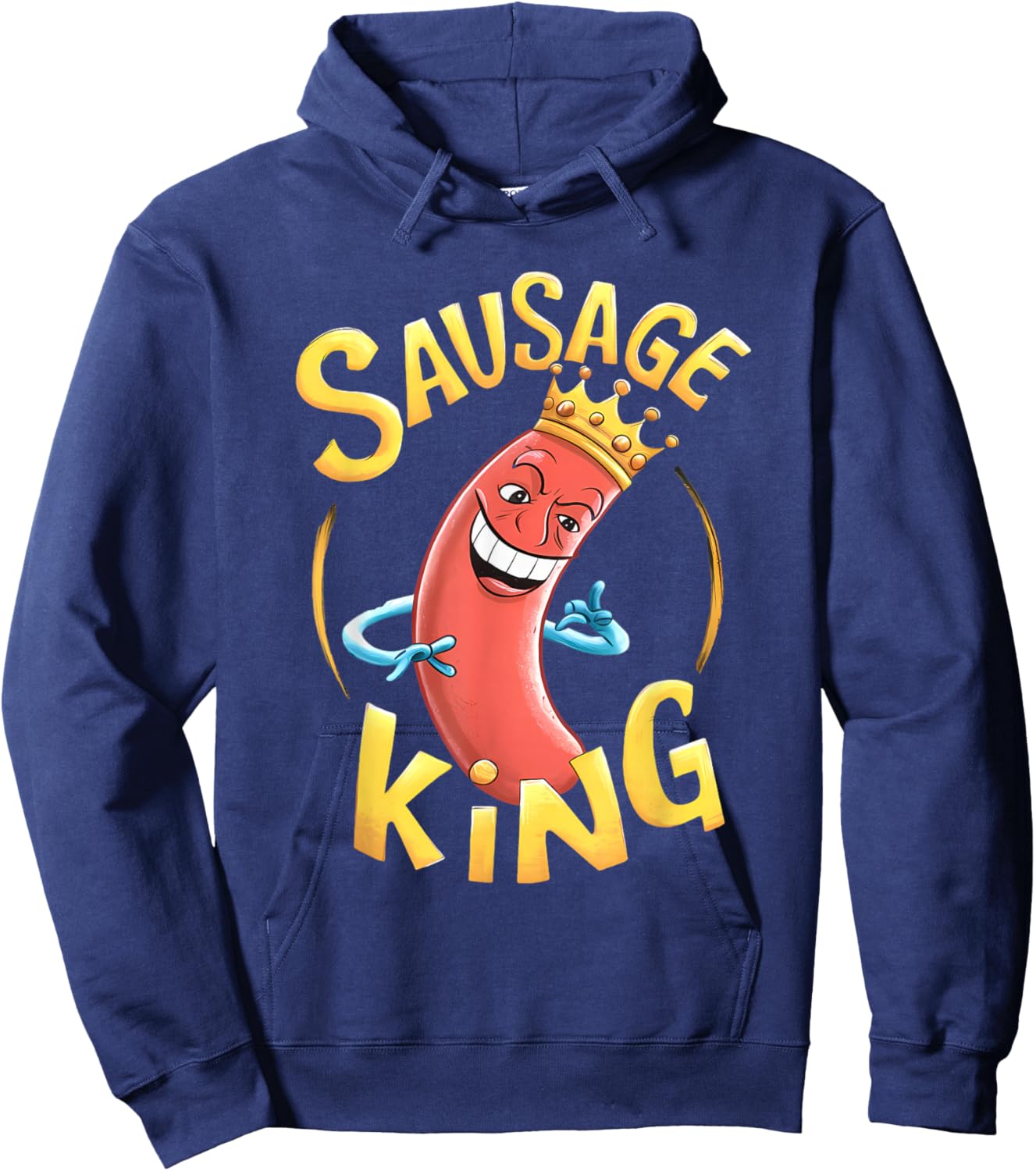 Sausage King Men Boys Hoodie - Hoodie | Navy