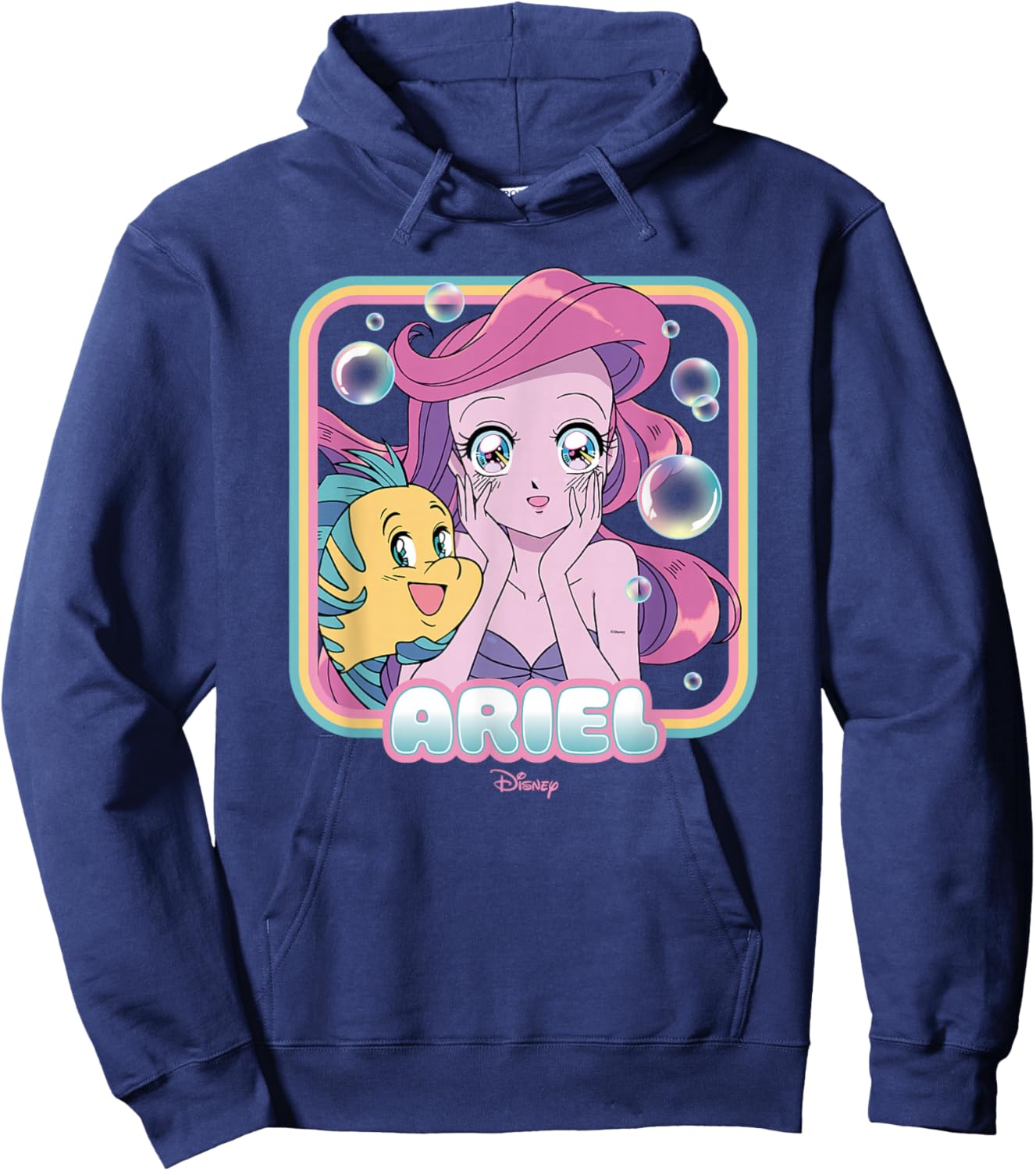 Disney Princess - Ariel Manga Hoodie - Hoodie | Navy