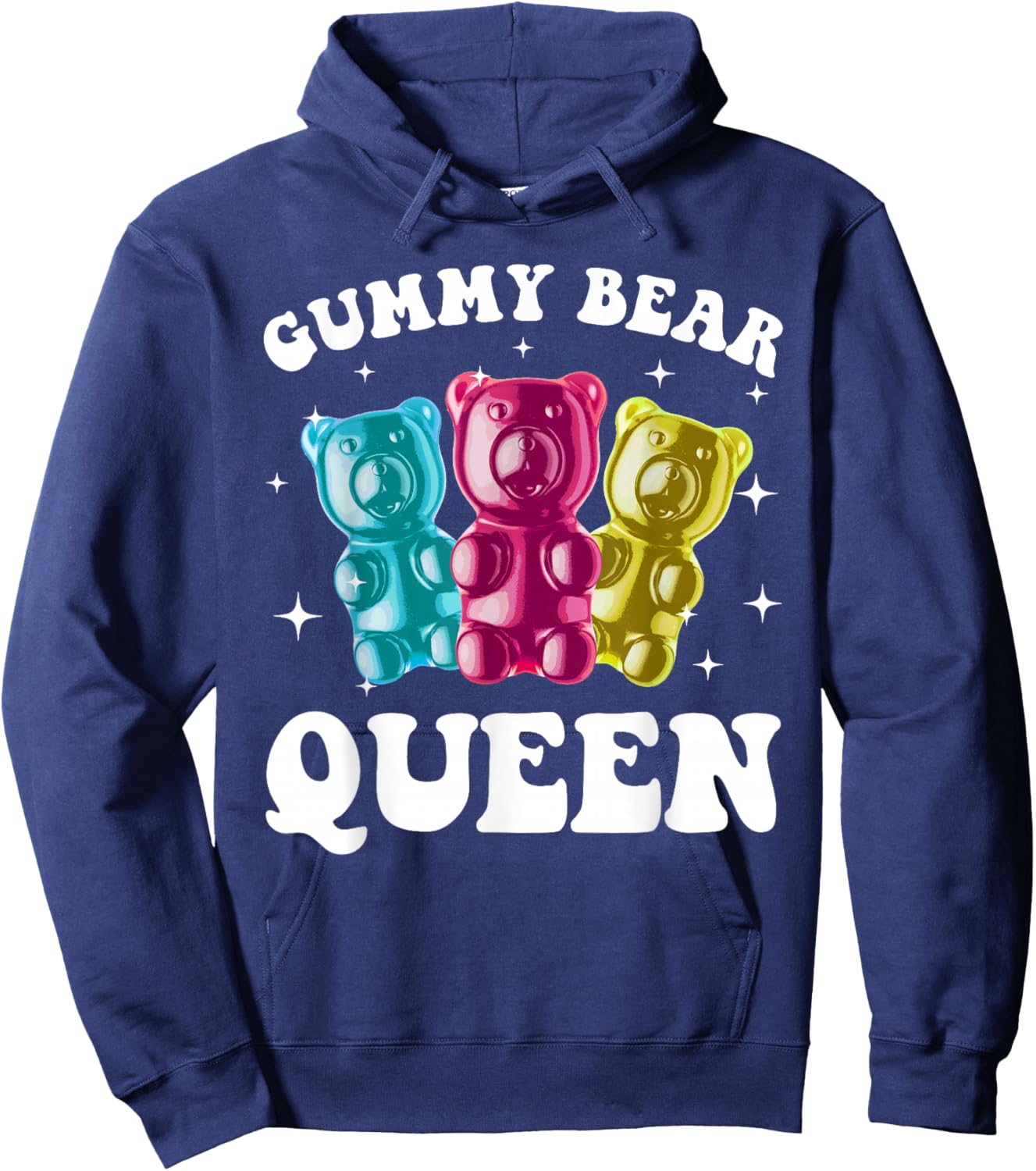 Cute Gummy Bear Art Girls Gummy Bear Lover Gummies Hoodie - Hoodie | Navy