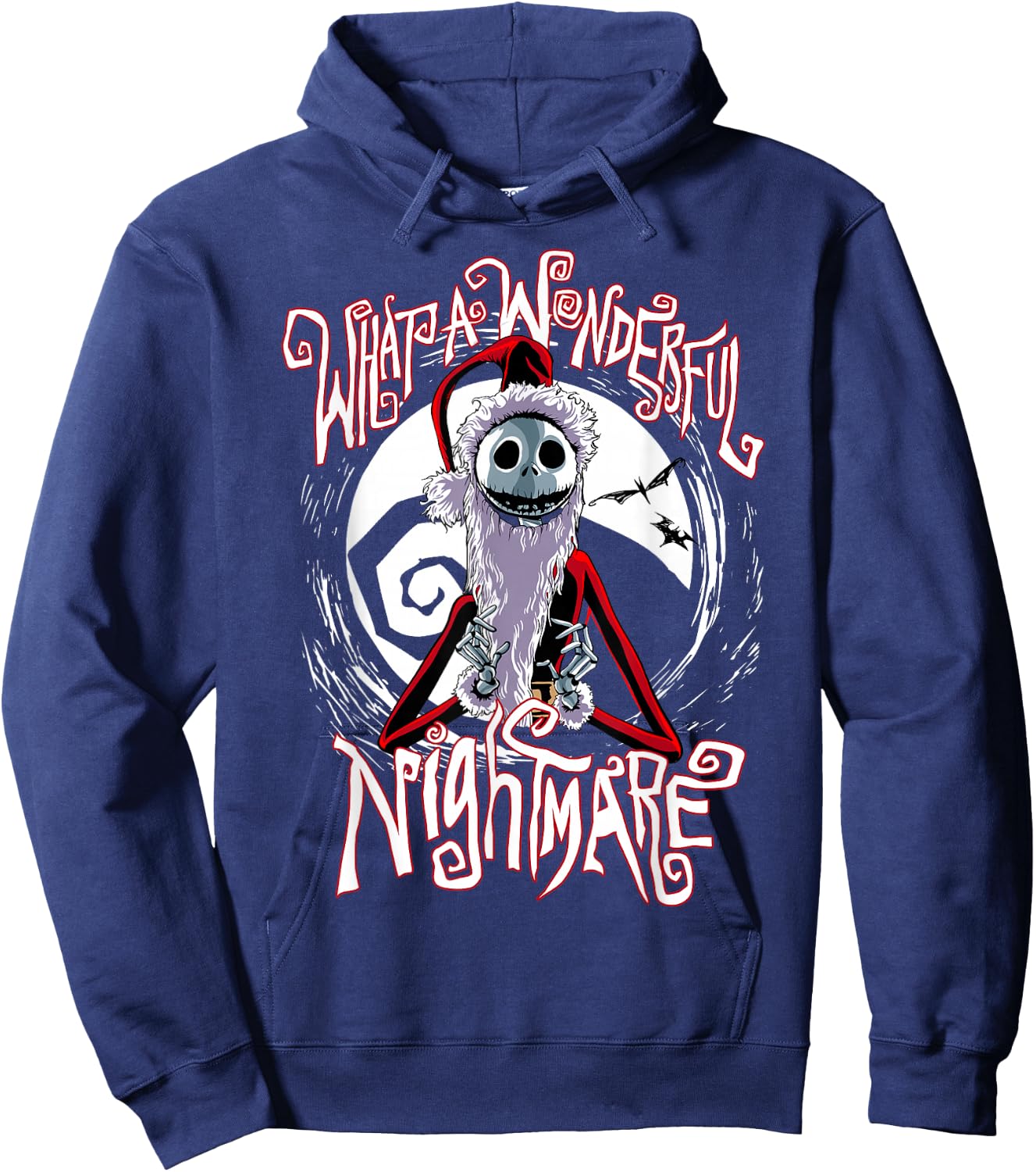Disney The Nightmare Before Christmas Jack Santa Claus Hoodie - Hoodie | Navy