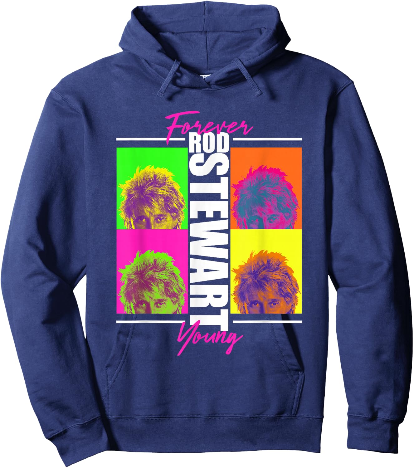 Rod Stewart Forever Young Hoodie - Hoodie | Navy