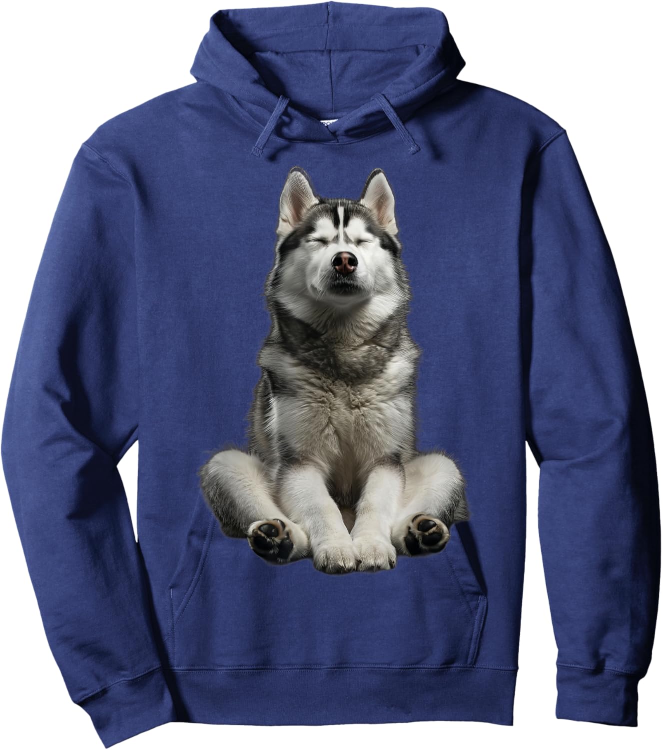 Siberian Husky Yoga Hoodie - Hoodie | Navy