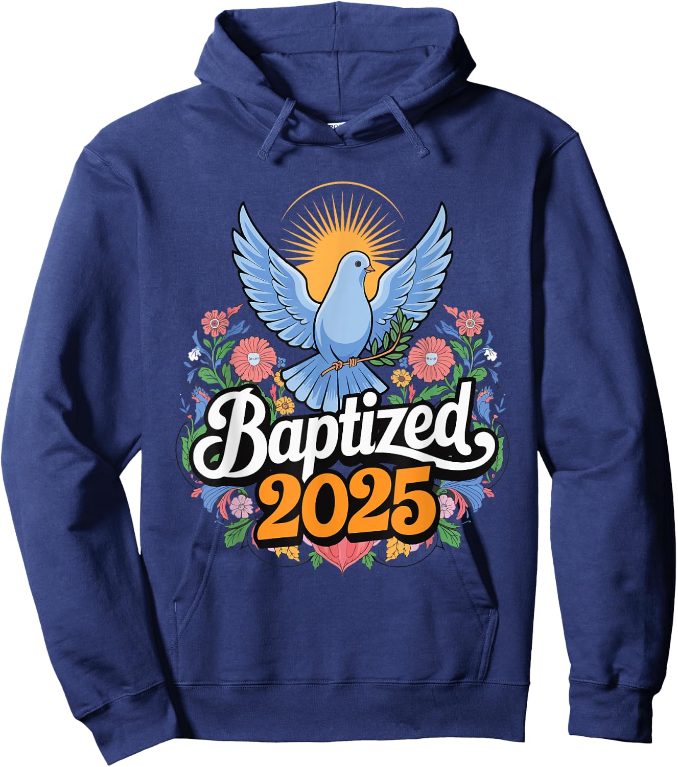 Baptized 2025 Hoodie - Hoodie | Navy
