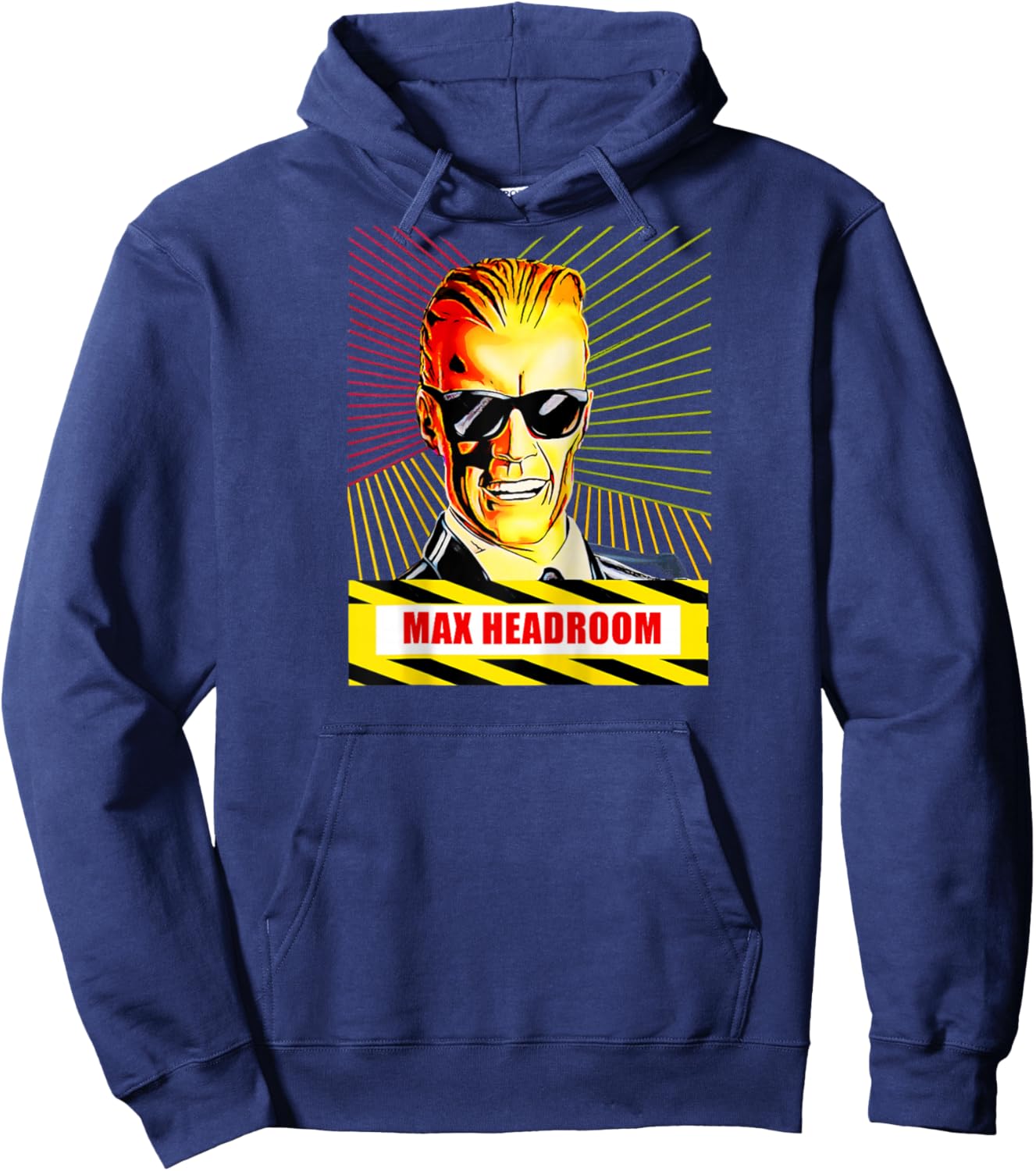 Actor is talented max and headroom beautiful people 6 Raglan Baseball Hoodie - Hoodie | Navy