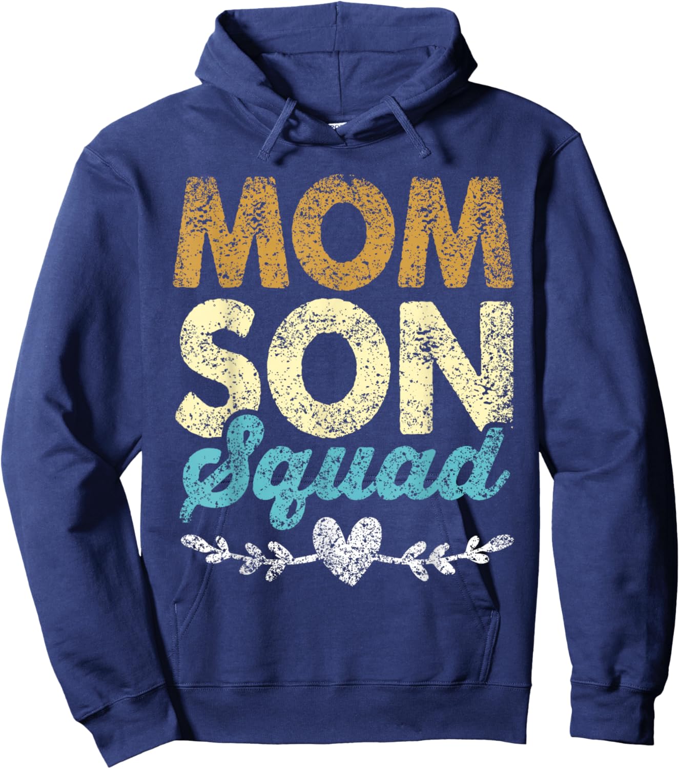 Mommy Son Squad Sons Matching Mom Mother's Day Mother Son Hoodie - Hoodie | Navy