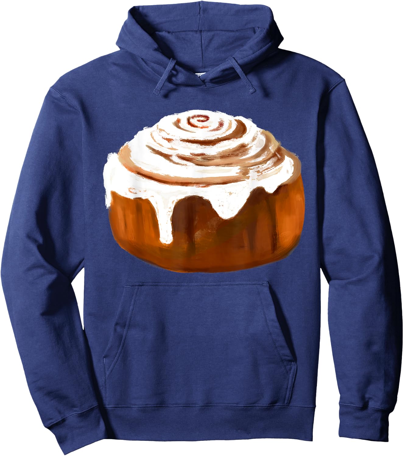 Cinnamon Roll Costume Halloween Bread Cosplay Food Costume Hoodie - Hoodie | Navy