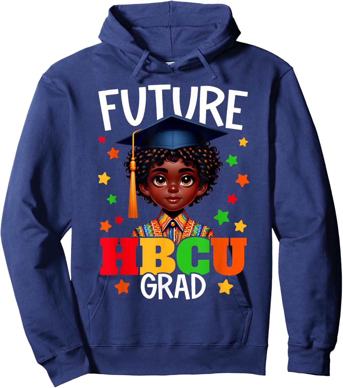 Future HBCU Grad Historically Black Colleges University Boy Hoodie - Hoodie | Navy