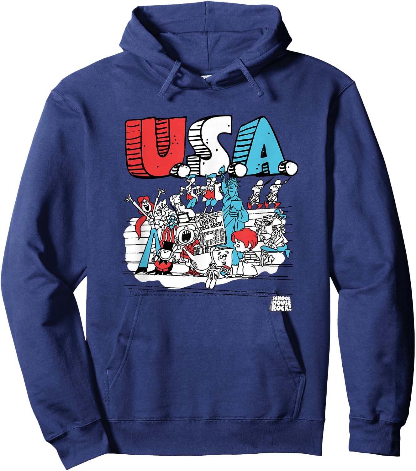 Schoolhouse Rock USA Celebration at The Capital Retro TV Hoodie - Hoodie | Navy